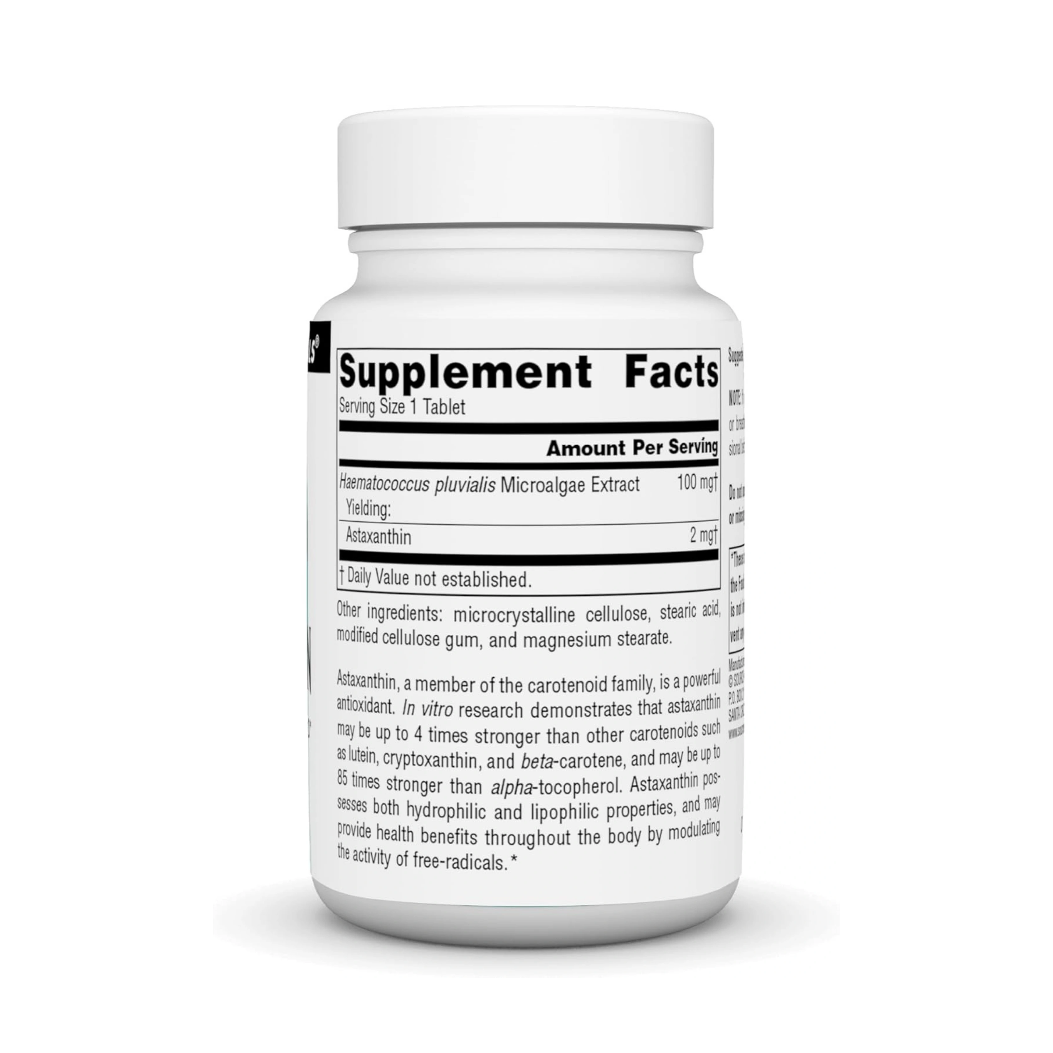 Source Naturals, Astaxanthin, 2 Mg, 120 Tablets