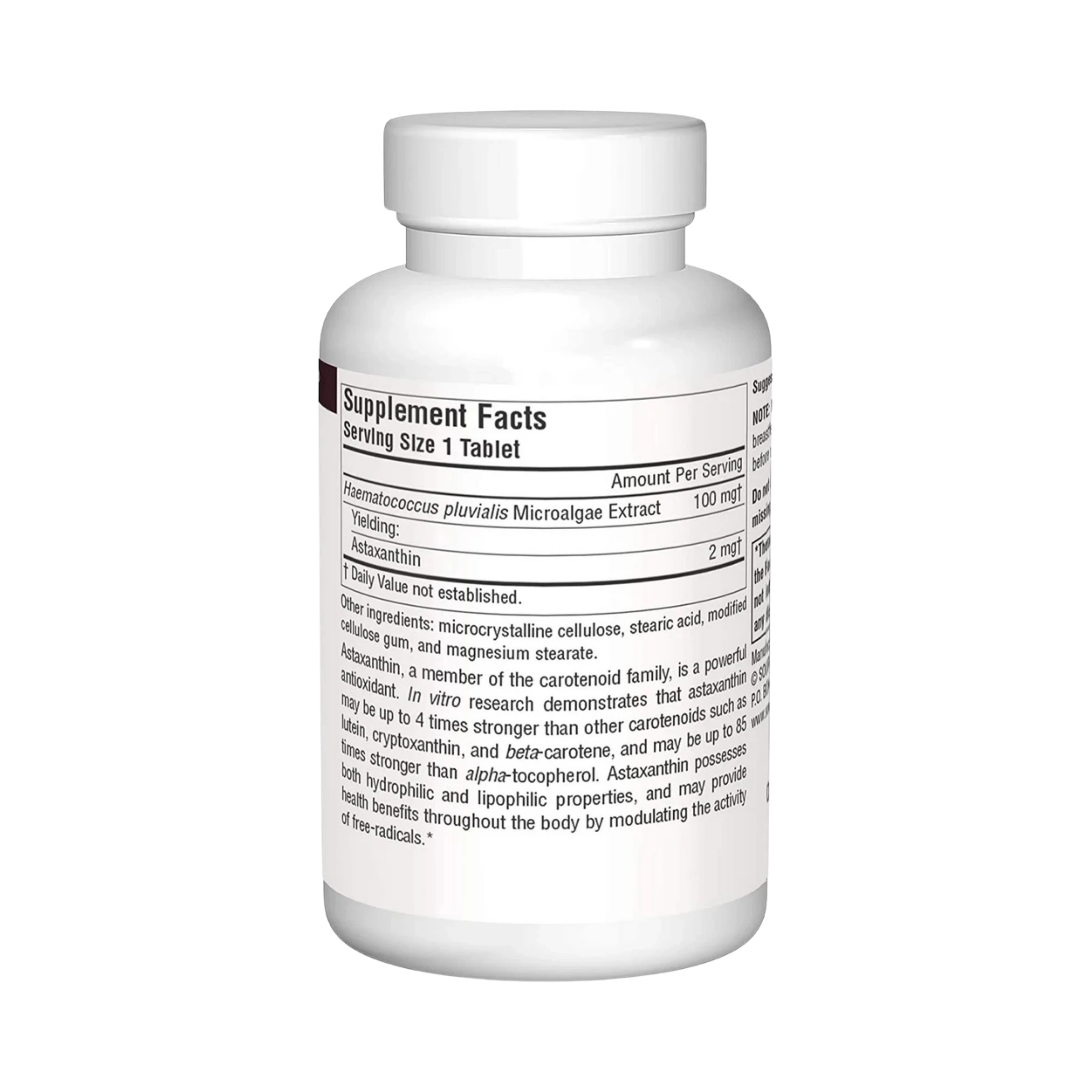 Source Naturals, Astaxanthin, 2 Mg, 60 Tablets