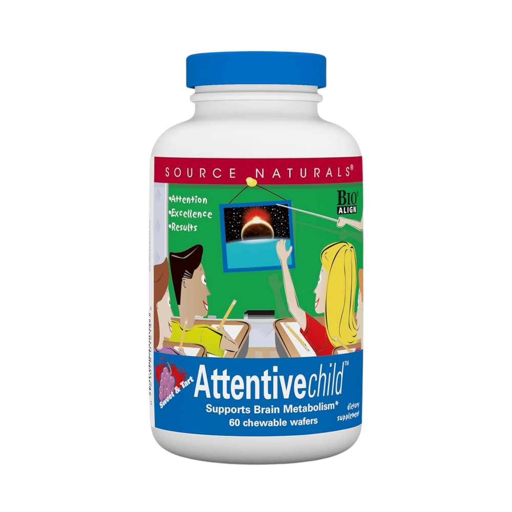Source Naturals, Attentive Child, 60 Fruit Wafers