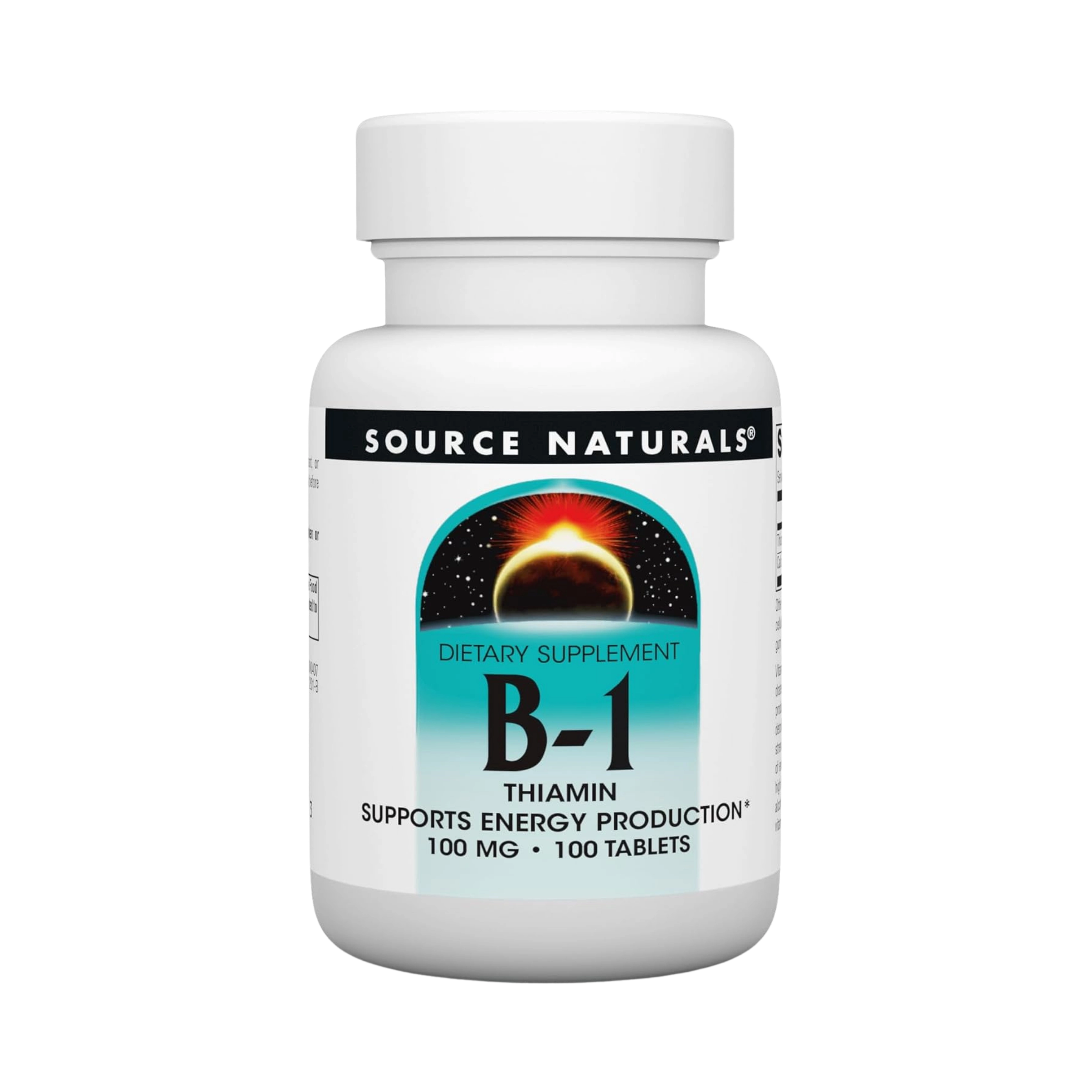 Source Naturals, B-1, 100 Mg, 100 Tablet