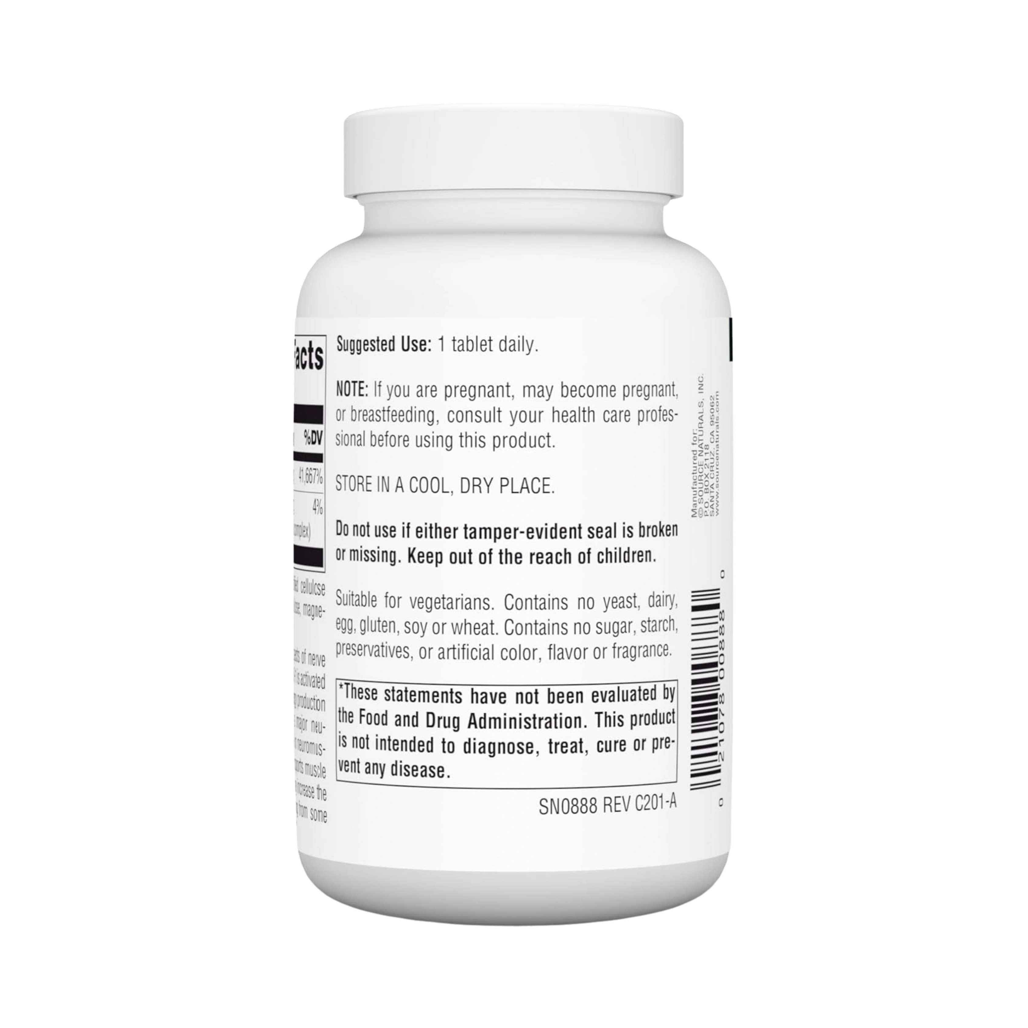 Source Naturals, B-1, High Potency, 500 Mg, 100 Tablets