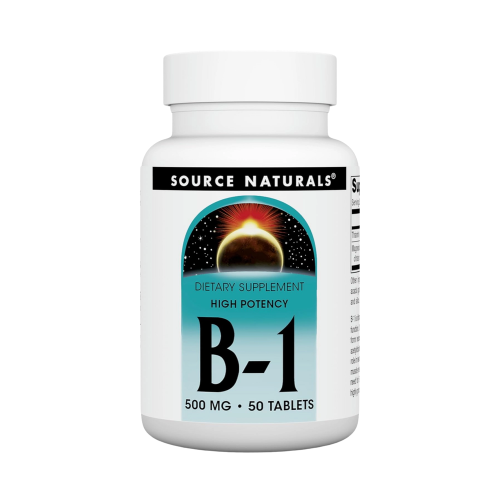 Source Naturals, B-1, High Potency, 500 Mg, 50 Tablets