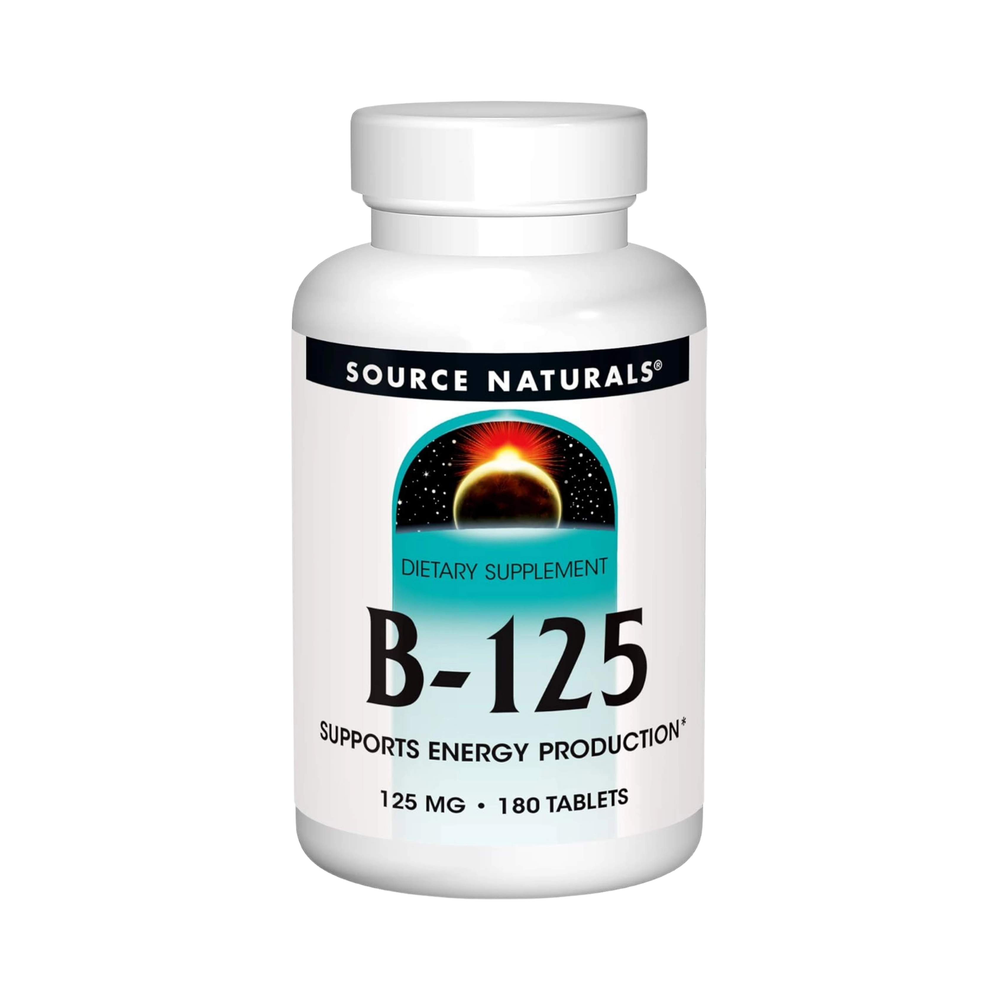 Source Naturals, B-125, 125 Mg, 180 Tablets