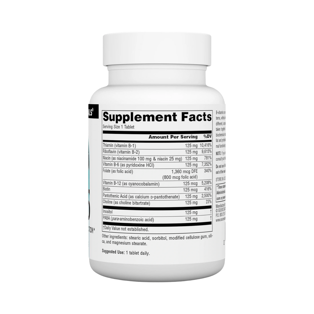 Source Naturals, B-125, 125 Mg, 30 Tablets