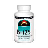 Source Naturals, B-125, 125 Mg, 60 Tablets