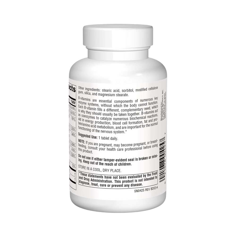 Source Naturals, B-125, 125 Mg, 60 Tablets