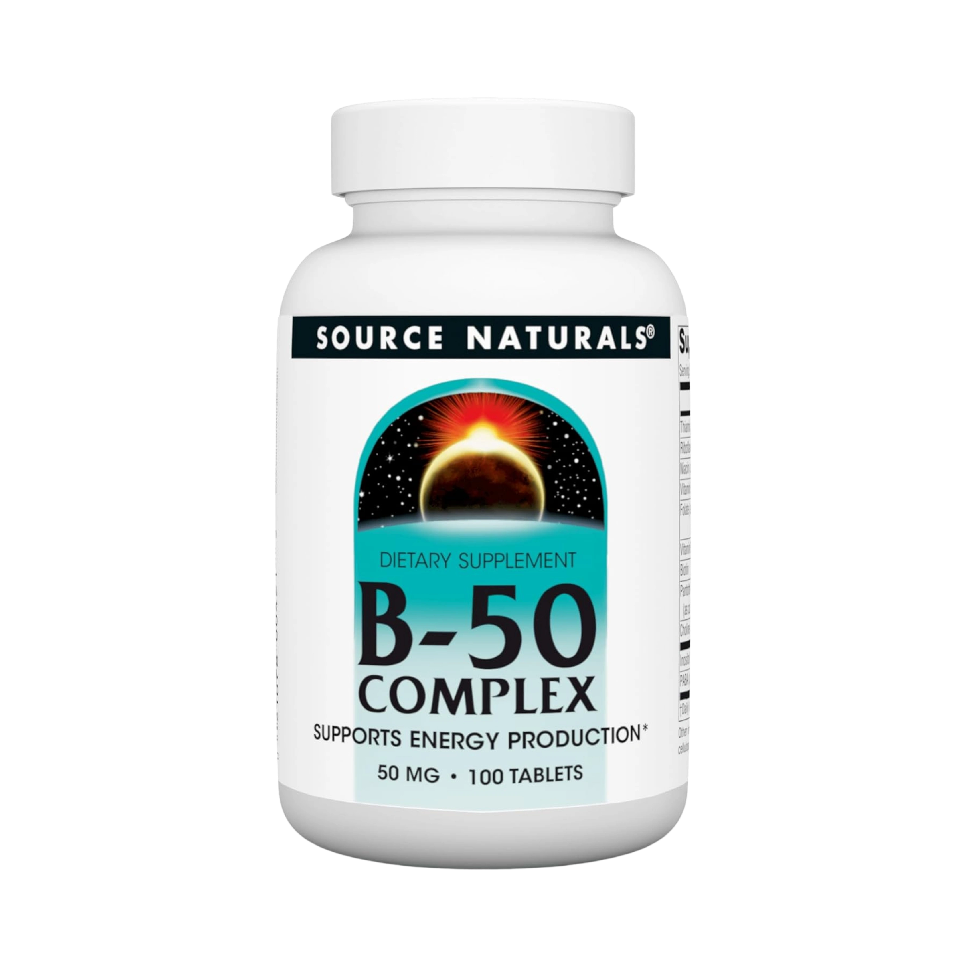 Source Naturals, B-50 Complex, 50 Mg, 100 Tablets