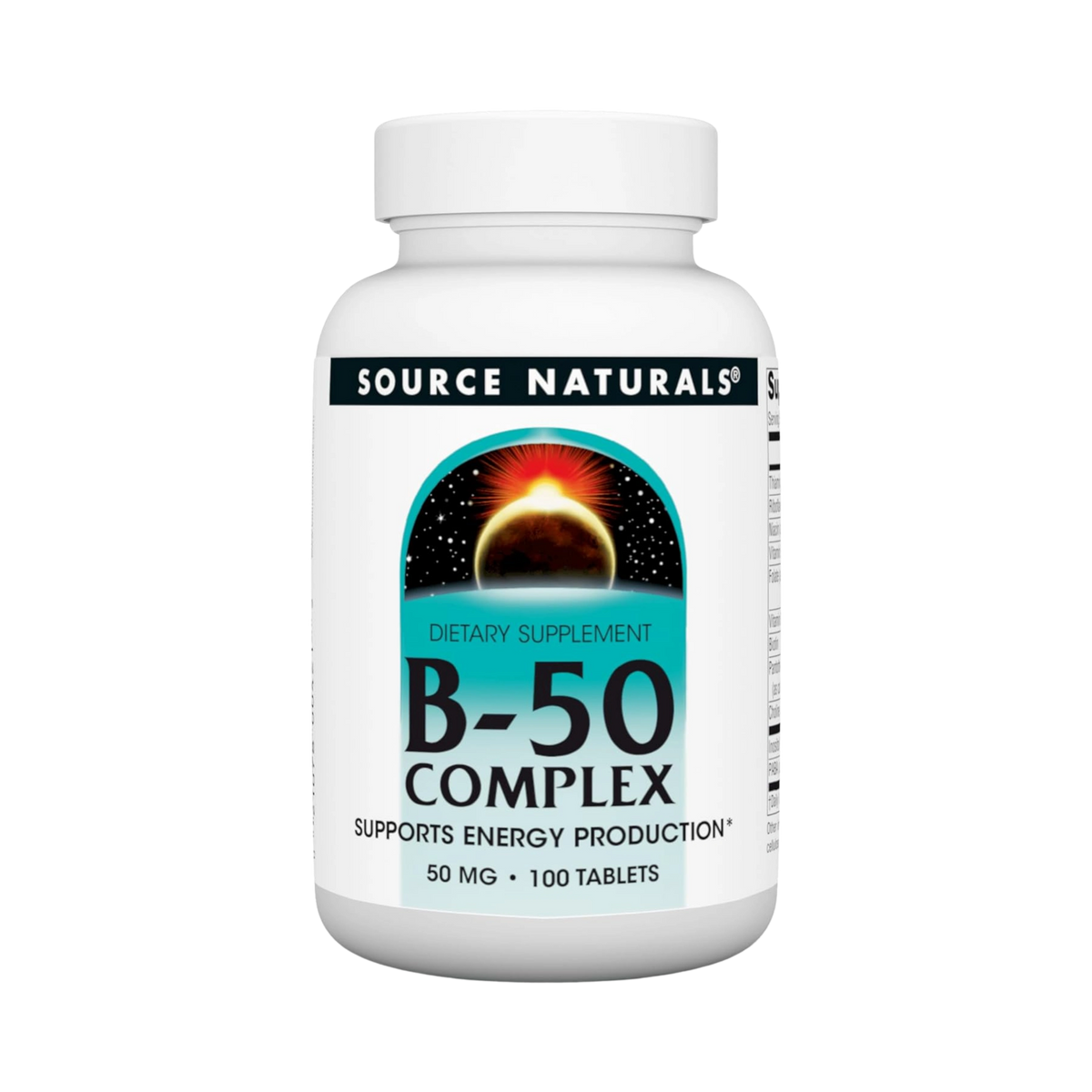 Source Naturals, B-50 Complex, 50 Mg, 100 Tablets