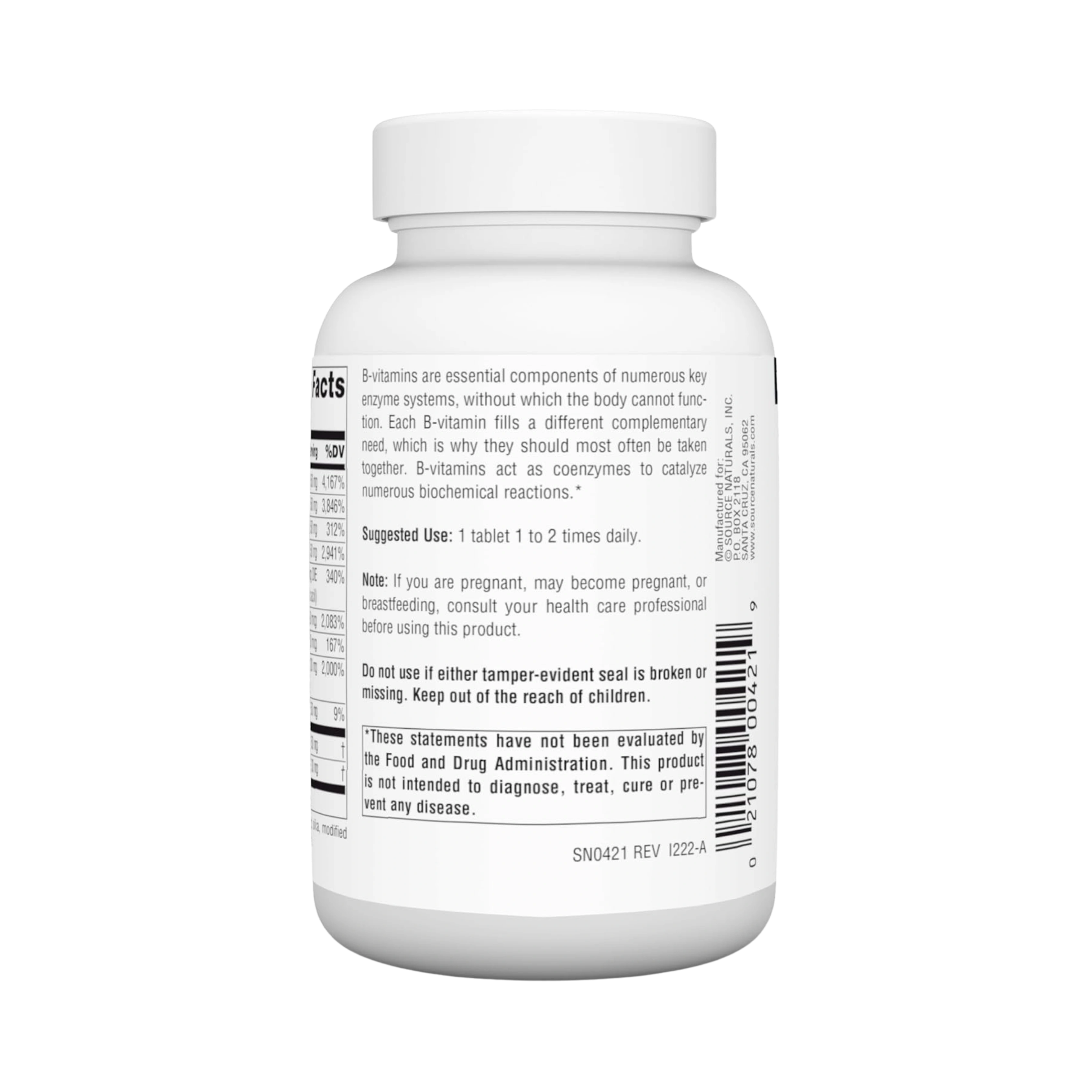 Source Naturals, B-50 Complex, 50 Mg, 100 Tablets