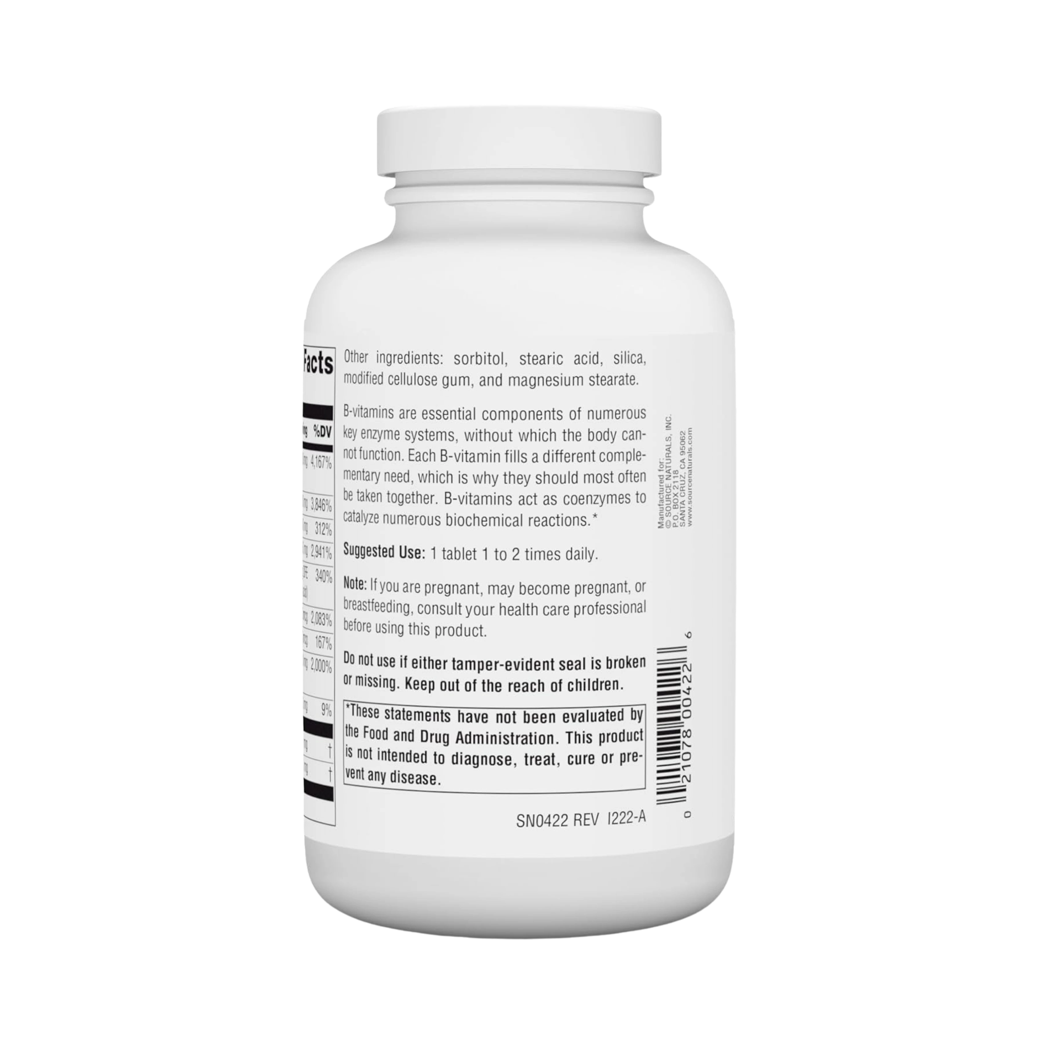 Source Naturals, B-50 Complex, 50 Mg, 250 Tablets