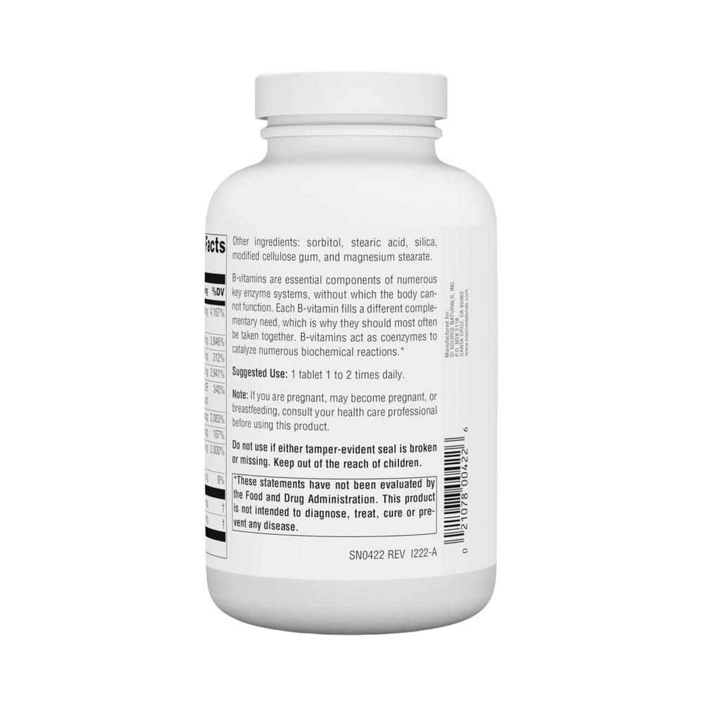 Source Naturals, B-50 Complex, 50 Mg, 250 Tablets