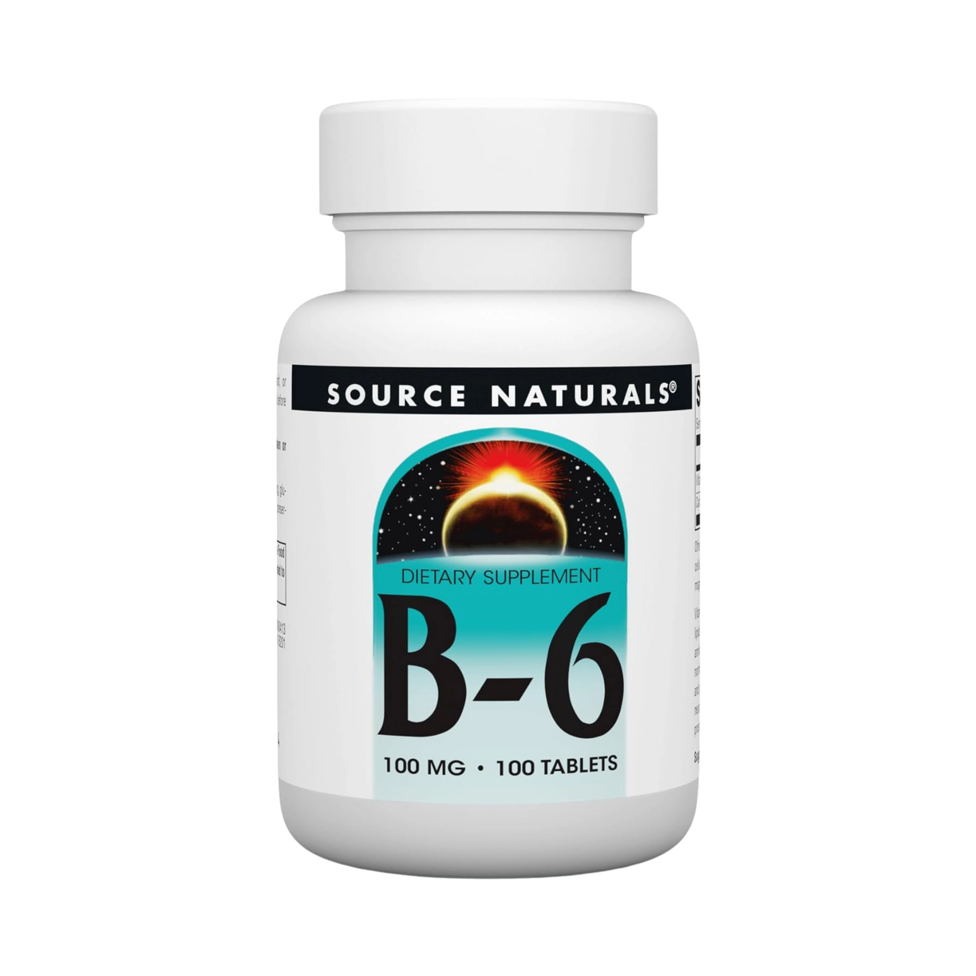 Source Naturals, B-6, 100 Mg, 100 Tablets