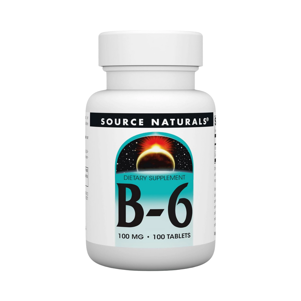 Source Naturals, B-6, 100 Mg, 100 Tablets