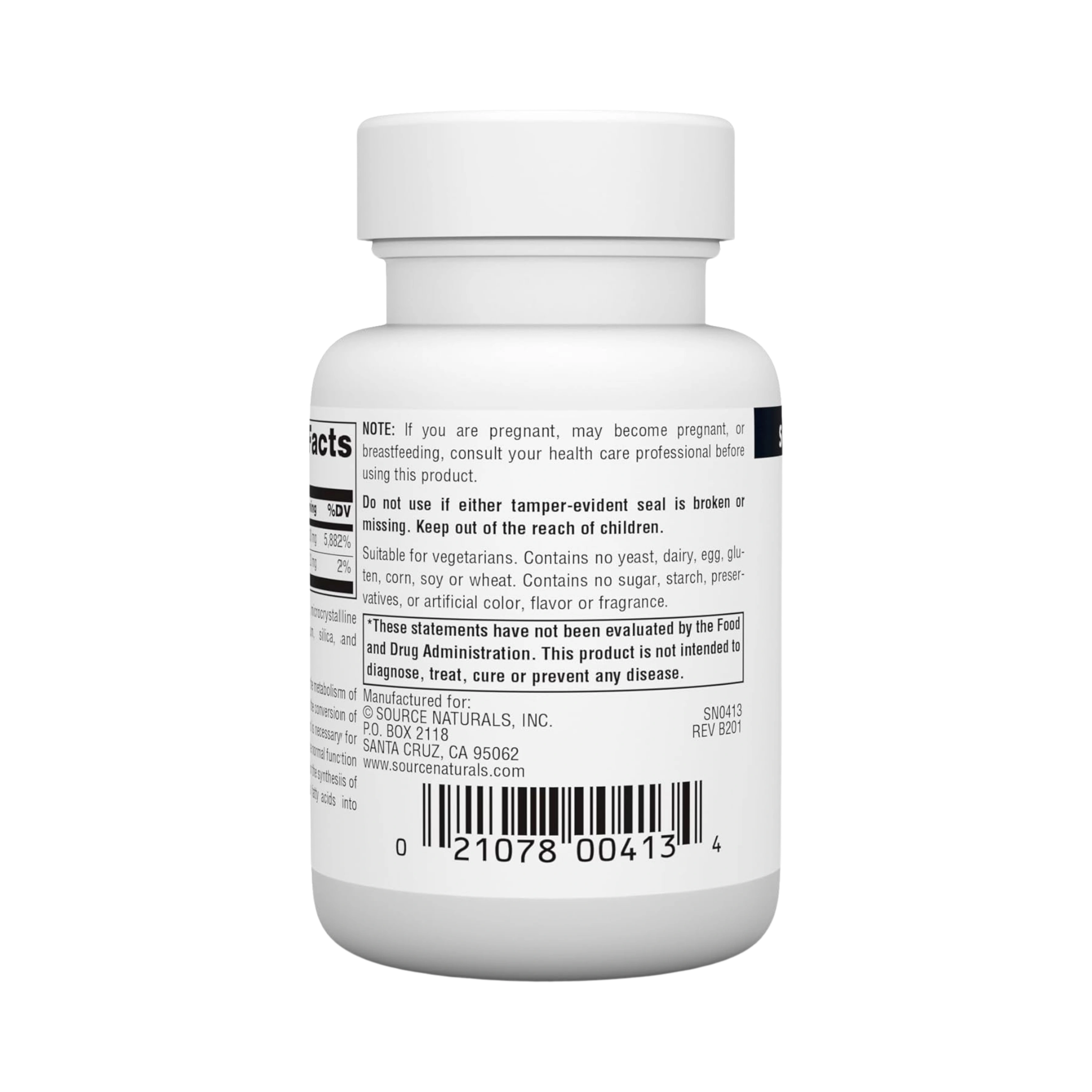 Source Naturals, B-6, 100 Mg, 100 Tablets