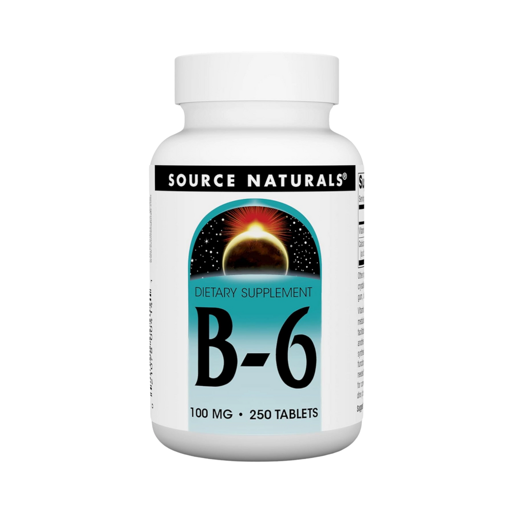 Source Naturals, B-6, 100 Mg, 250 Tablets