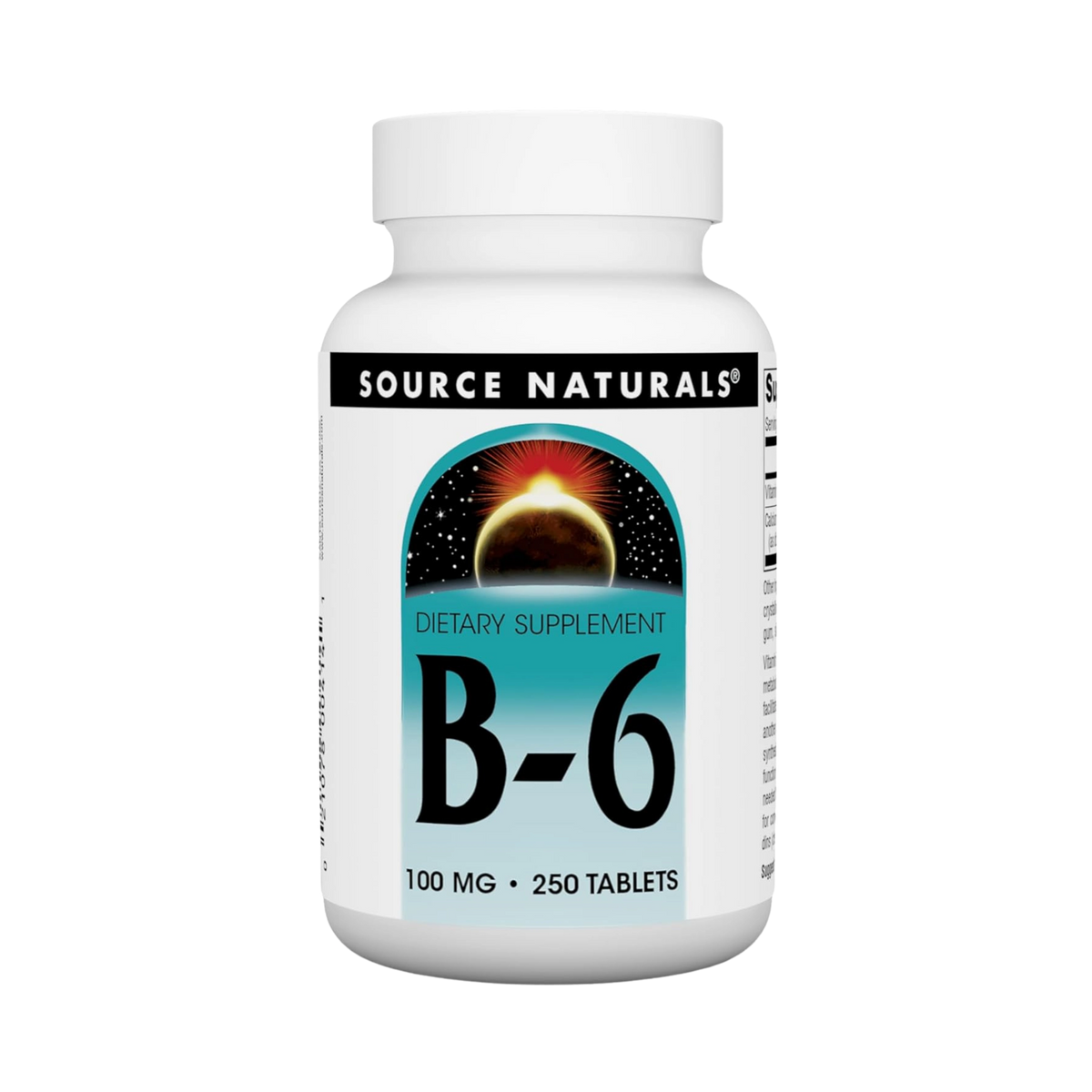 Source Naturals, B-6, 100 Mg, 250 Tablets