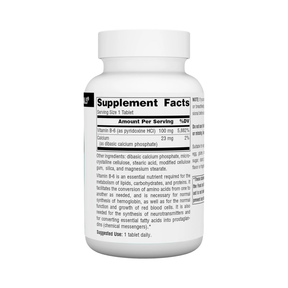Source Naturals, B-6, 100 Mg, 250 Tablets