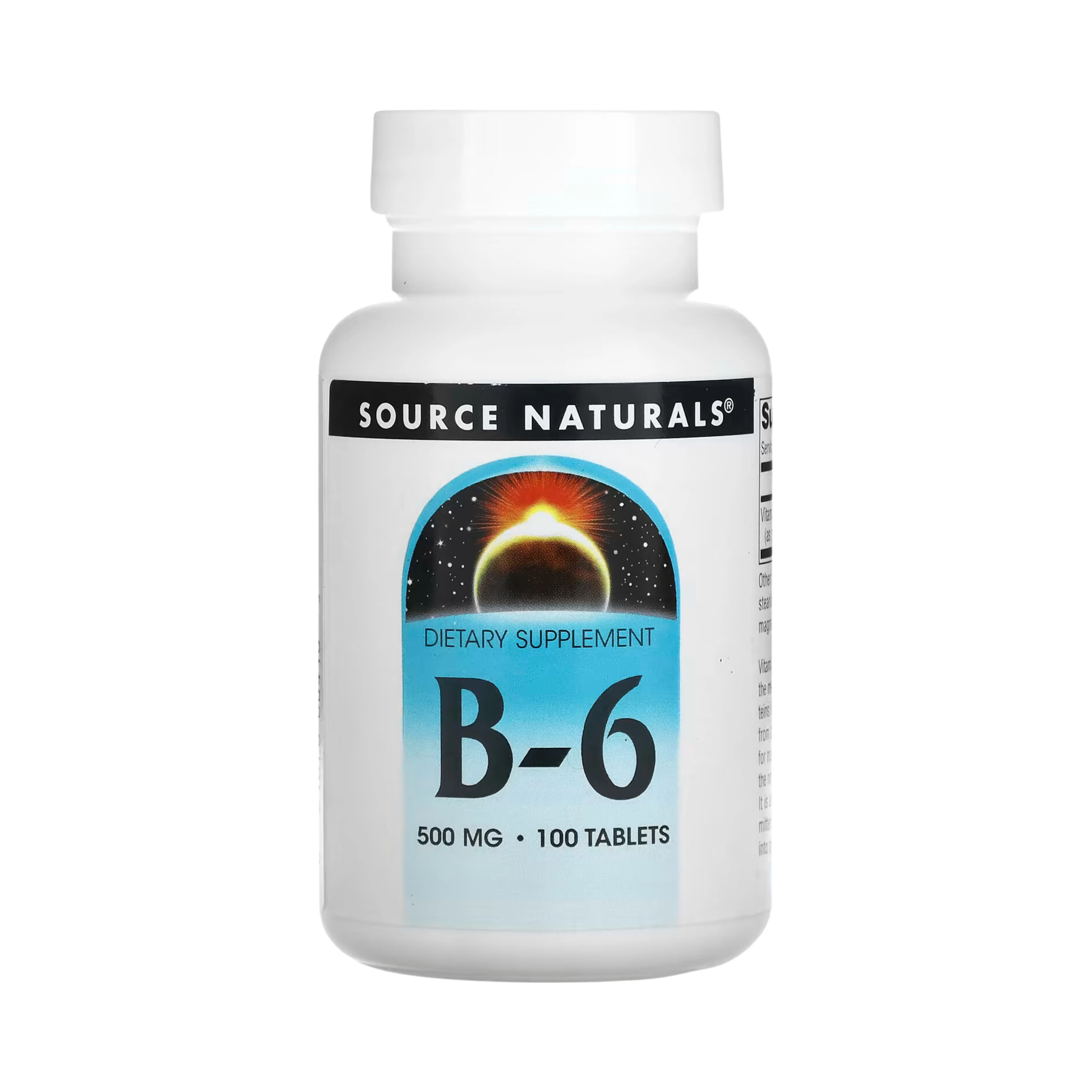 Source Naturals, B-6, 50 mg, 100 Tablets
