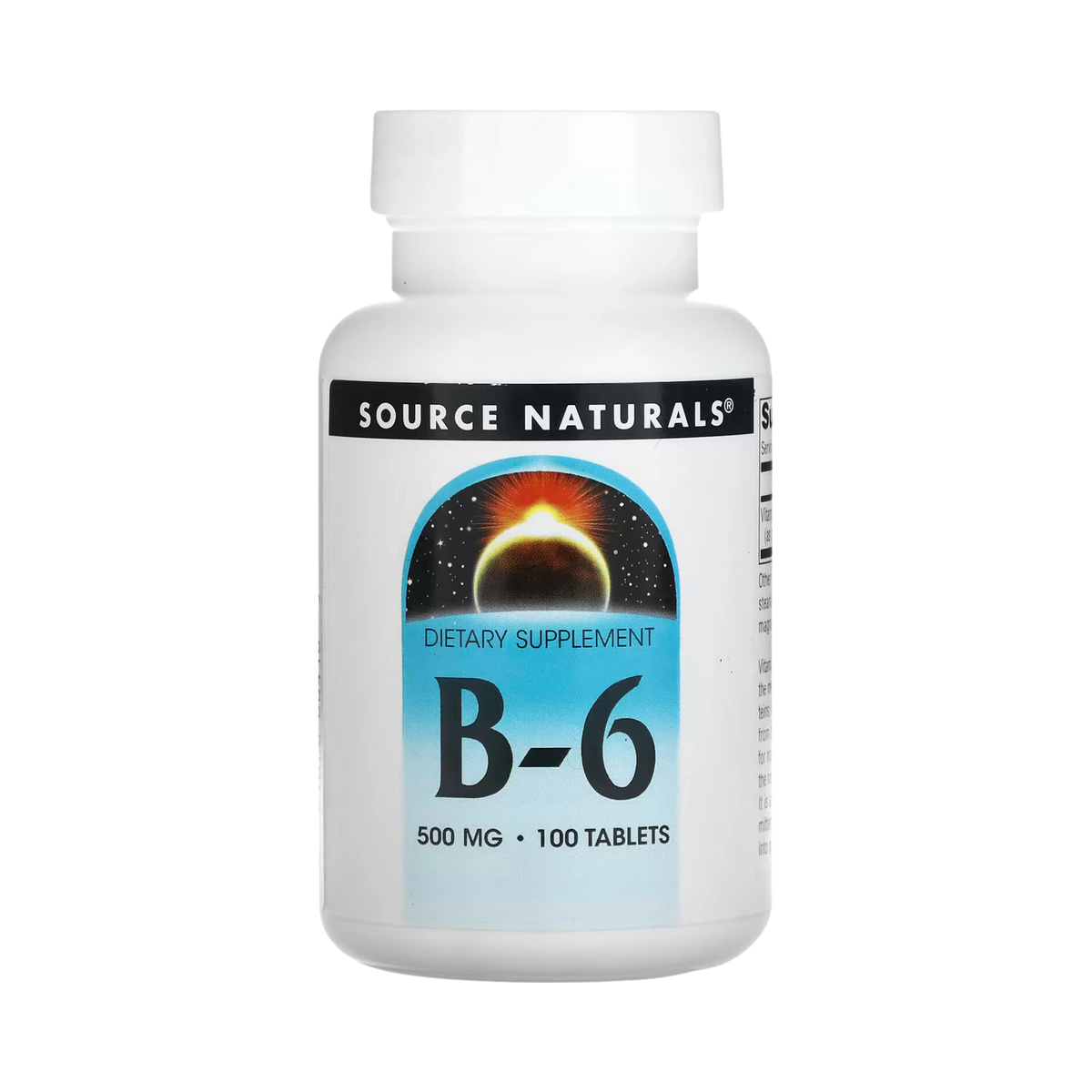 Source Naturals, B-6, 50 mg, 100 Tablets