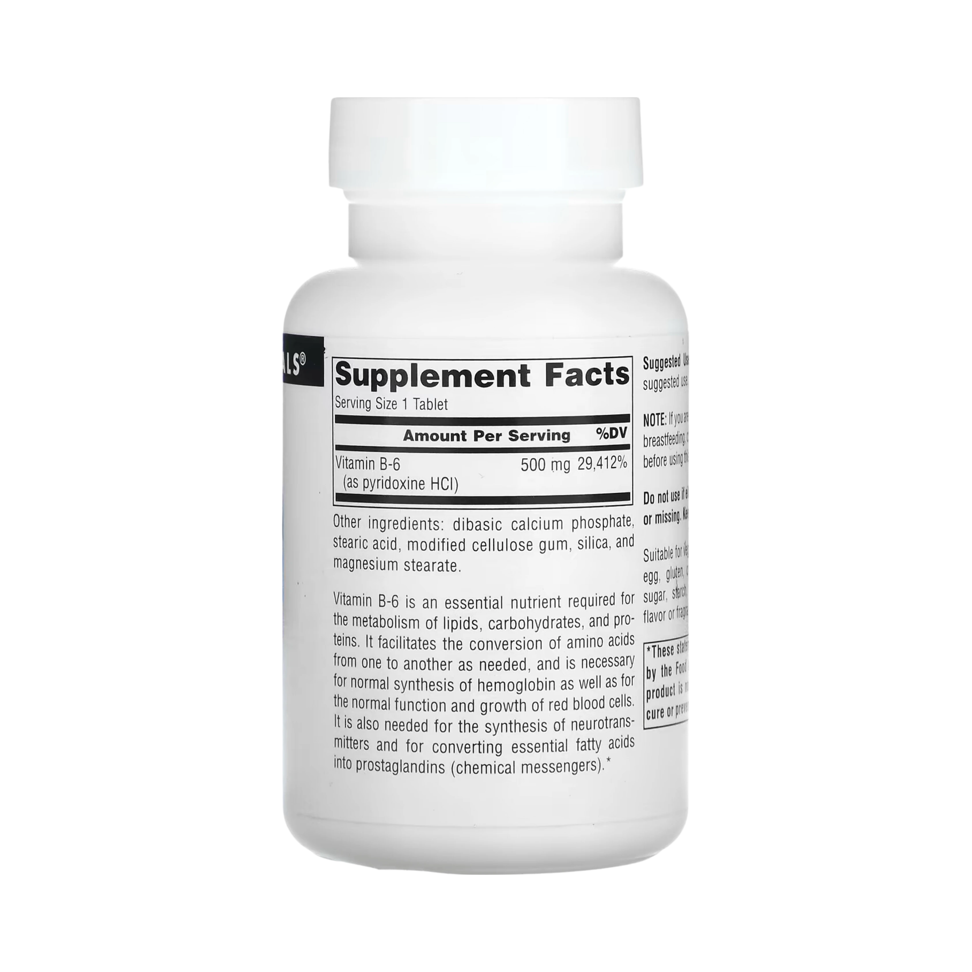 Source Naturals, B-6, 50 mg, 100 Tablets