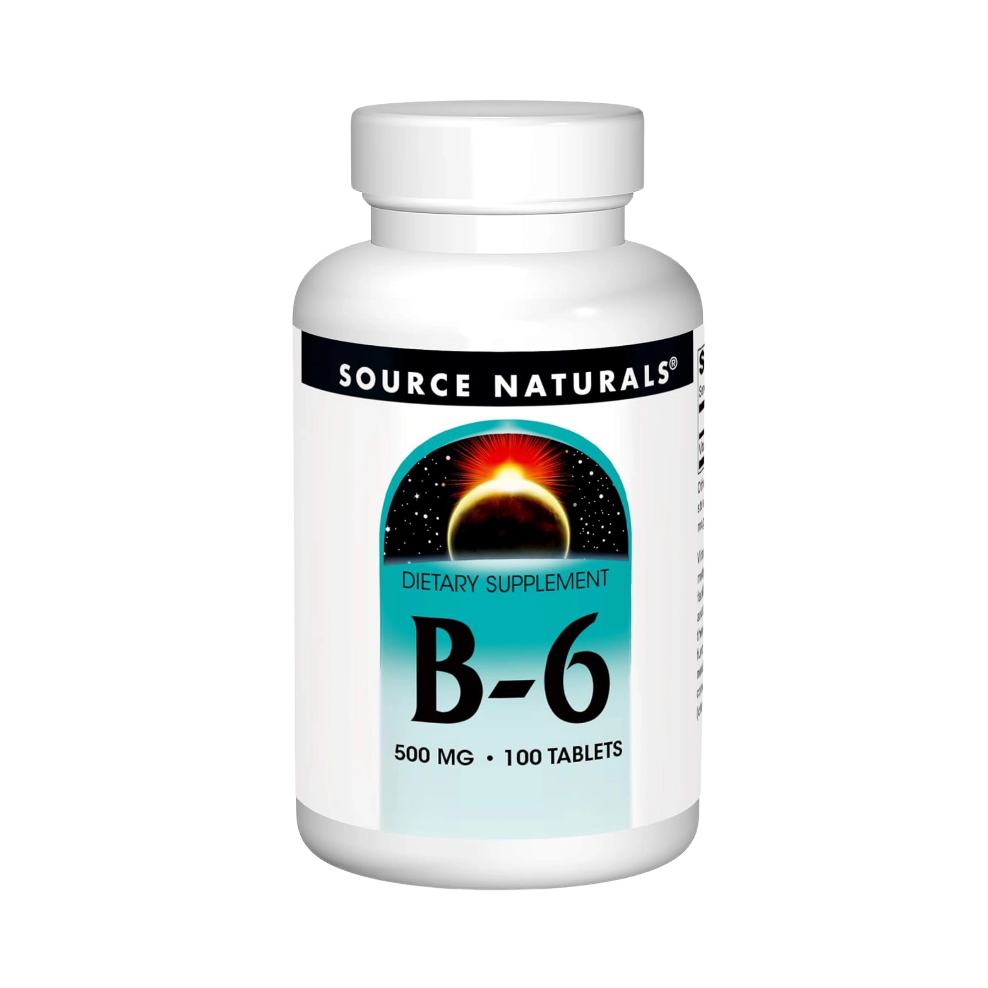 Source Naturals, B-6, 500 Mg, 100 Tablets