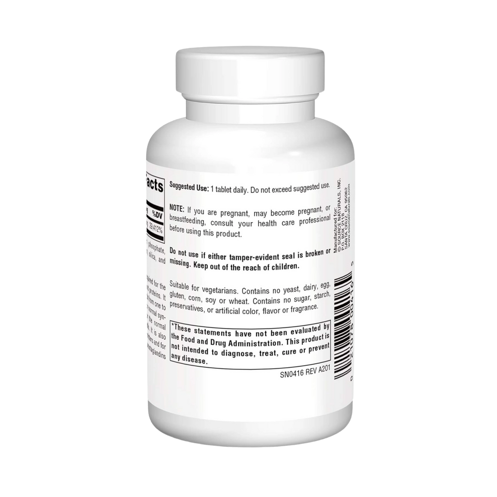 Source Naturals, B-6, 500 Mg, 100 Tablets