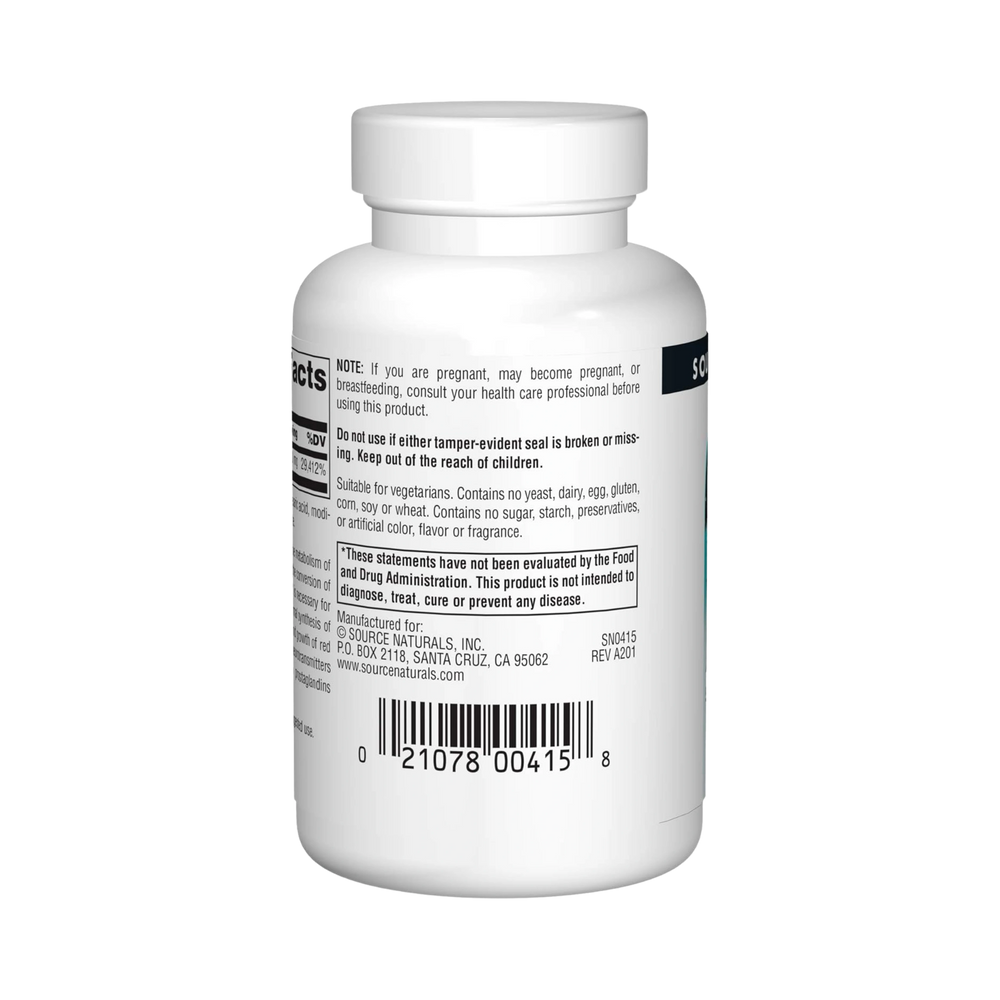 Source Naturals, B-6, 500 Mg, 50 Tablets