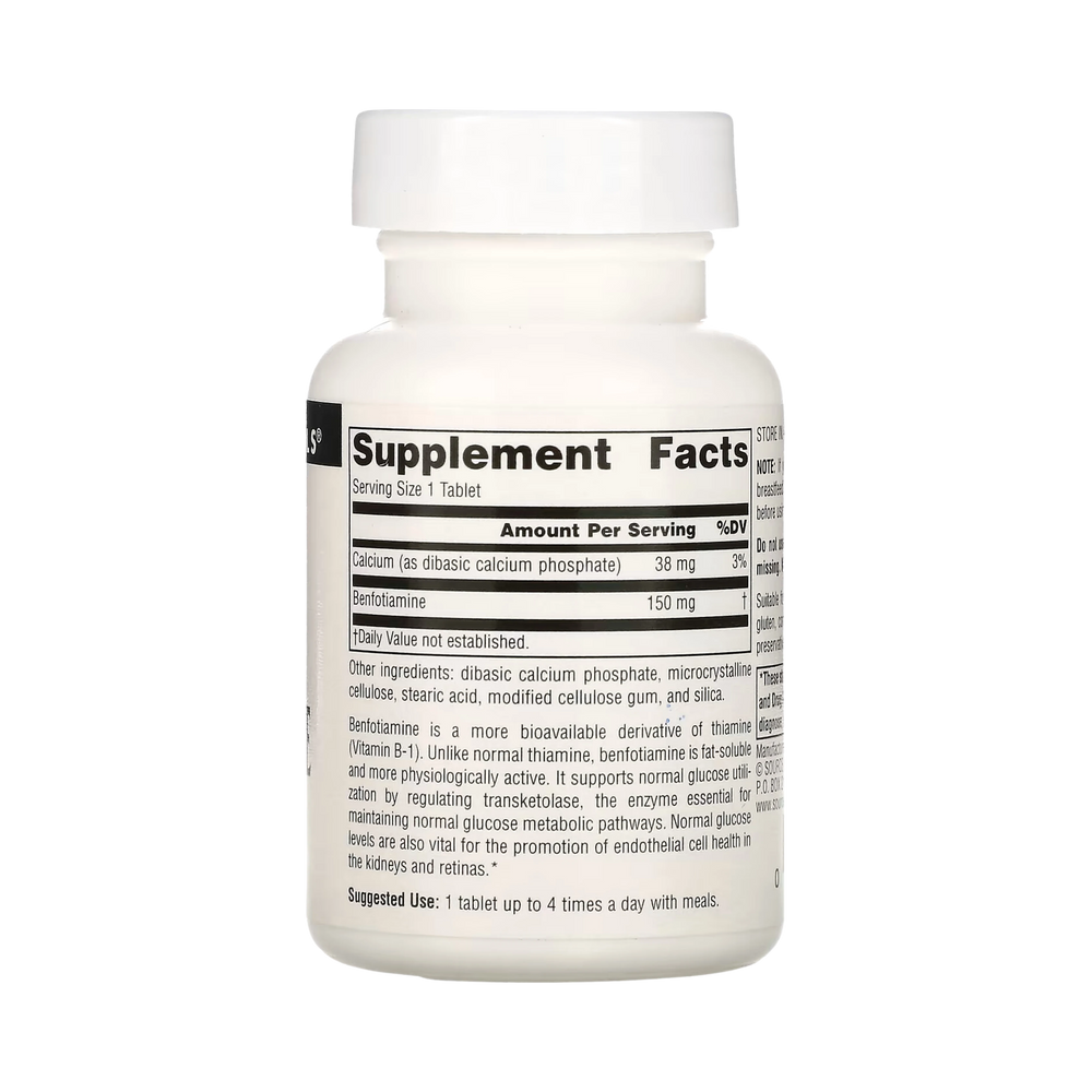 Source Naturals, Benfotiamine, 150 Mg, 30 Tablets