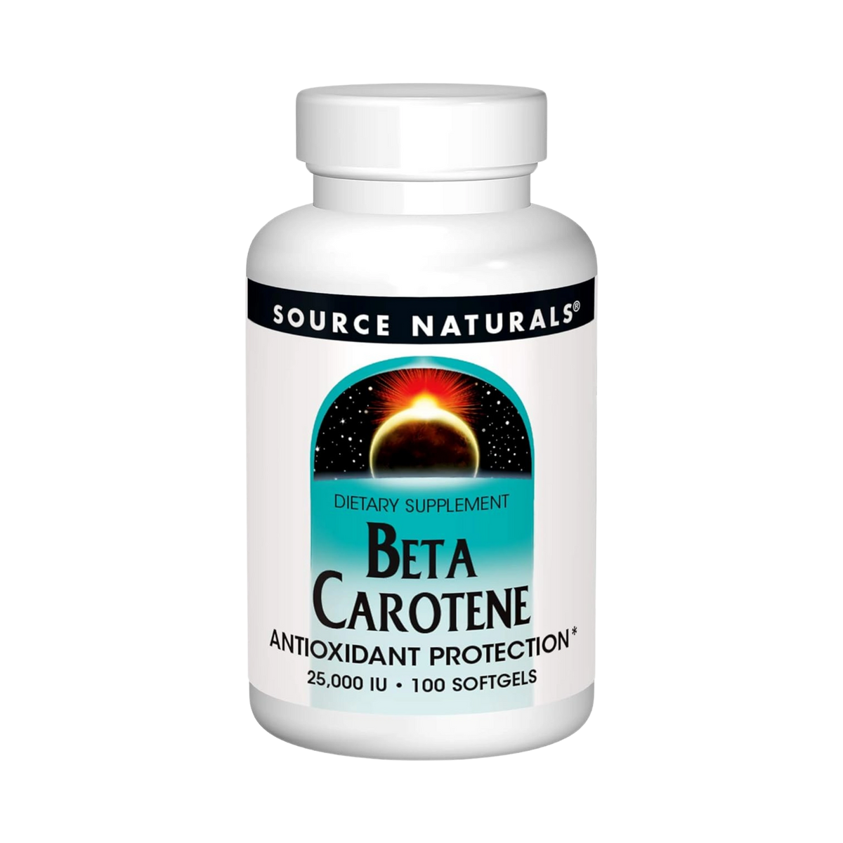 Source Naturals, Beta Carotene, 25000 IU, 100 Softgels