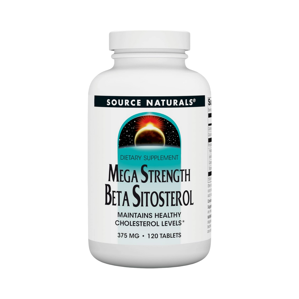 Source Naturals, Beta Sitosterol, Mega Strength, 375 Mg, 120 Tablets