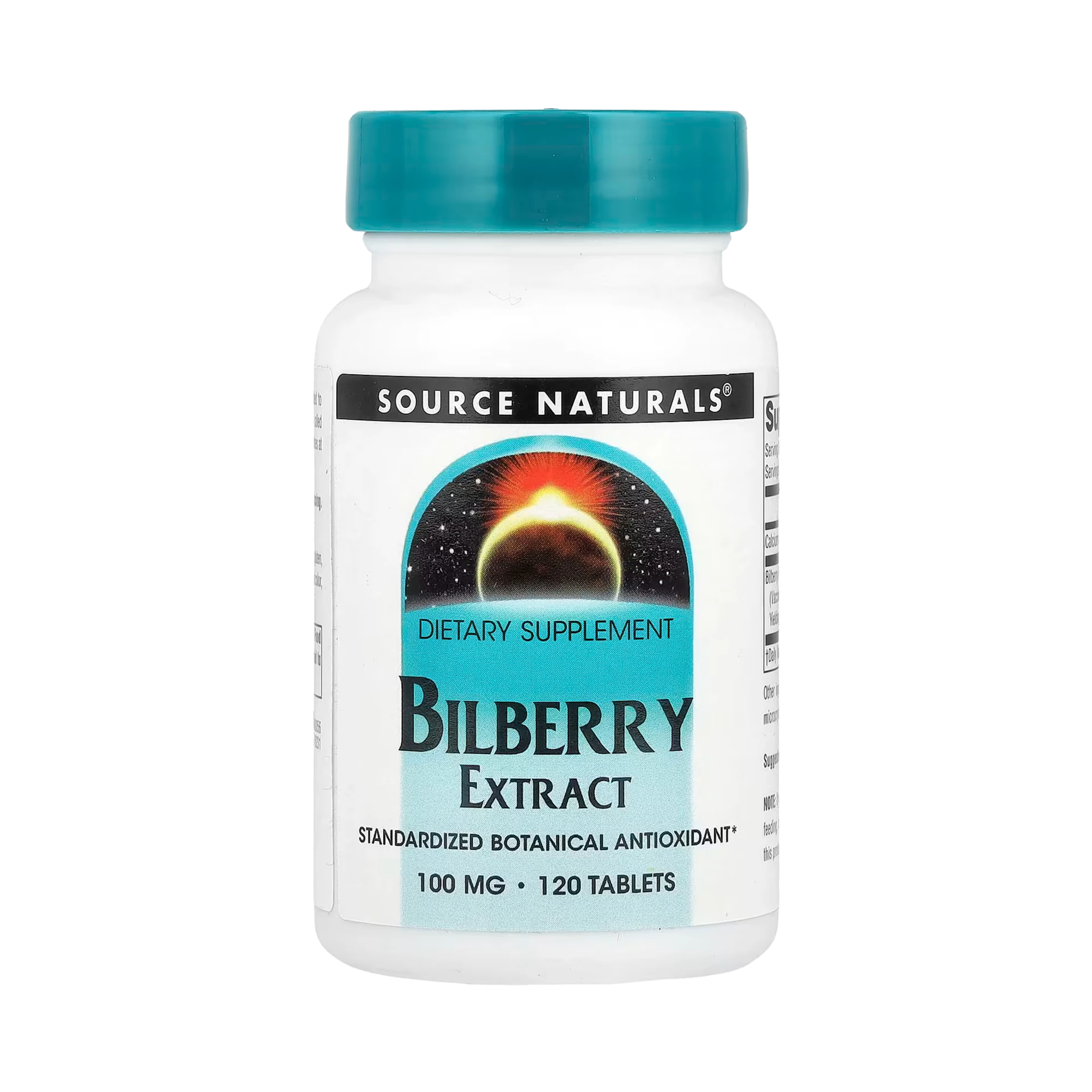 Source Naturals, Bilberry Extract, 100 Mg, 120 Tablets