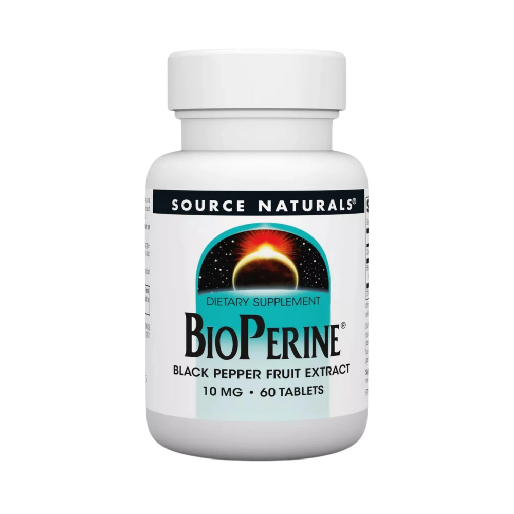 Source Naturals, BioPerine, 10 Mg, 60 Tablets