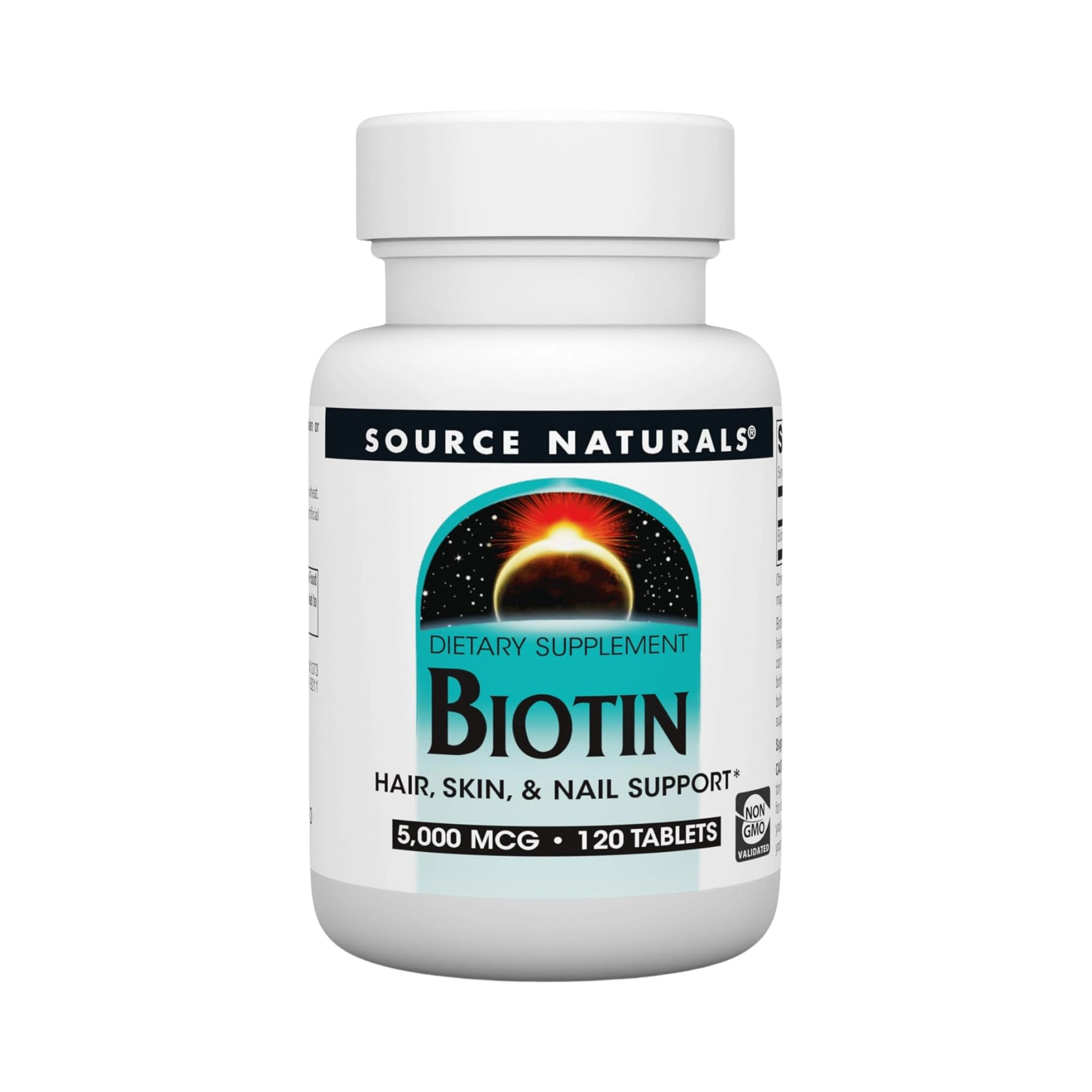Source Naturals, Biotin, 5000 Mcg, 120 Tablets