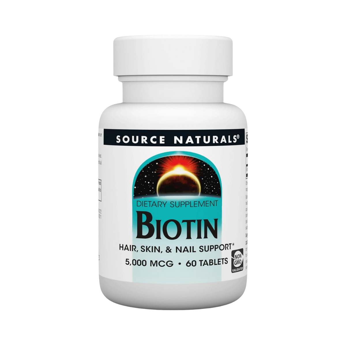 Source Naturals, Biotin, 5000 Mcg, 60 Tablets