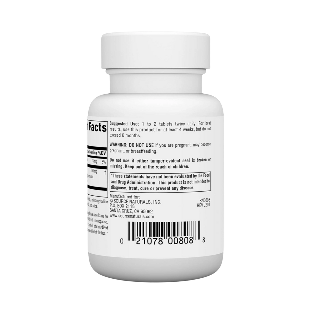 Source Naturals, Black Cohosh, 80 Mg, 120 Tablets
