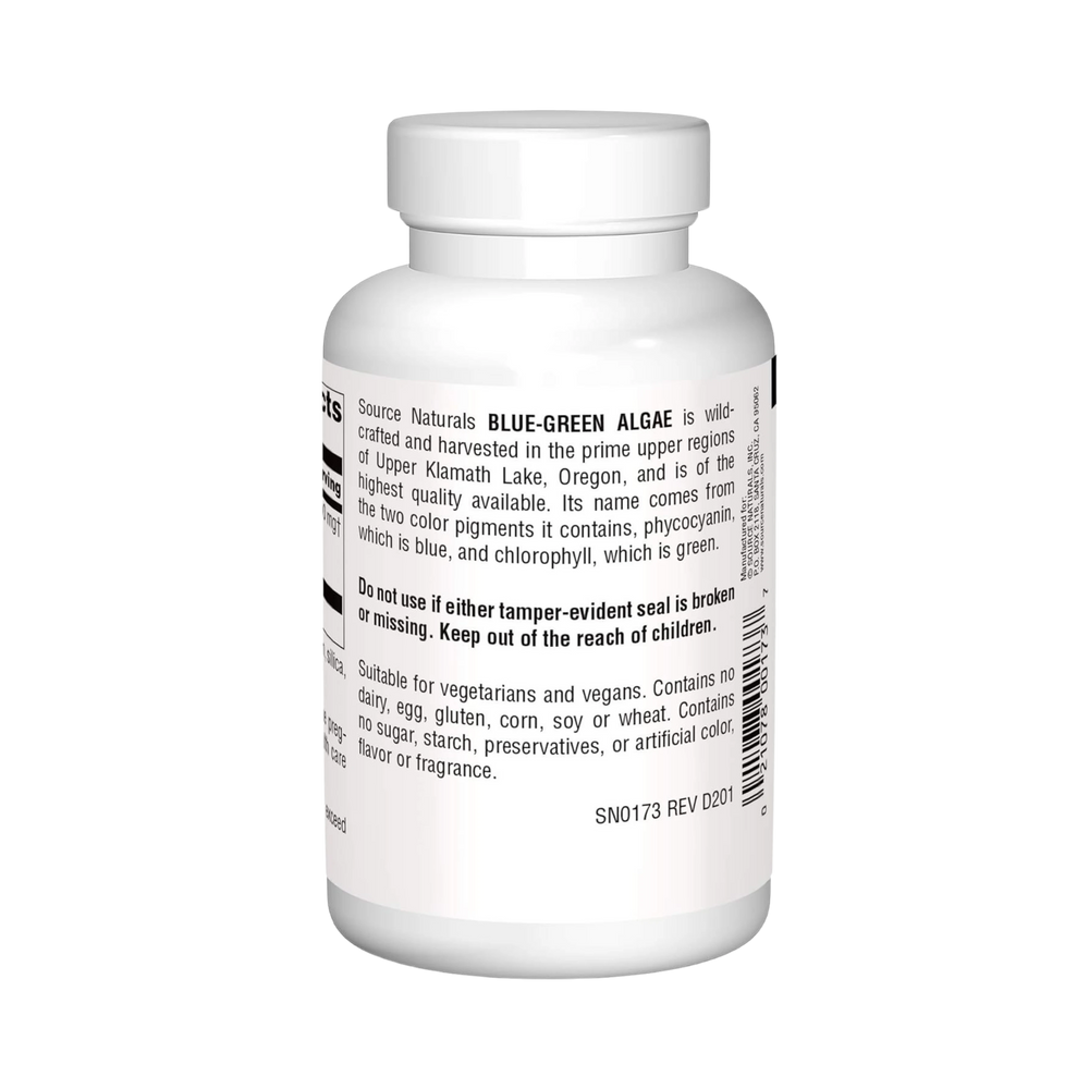 Source Naturals, Blue-Green Algae, 500 Mg, 200 Tablets