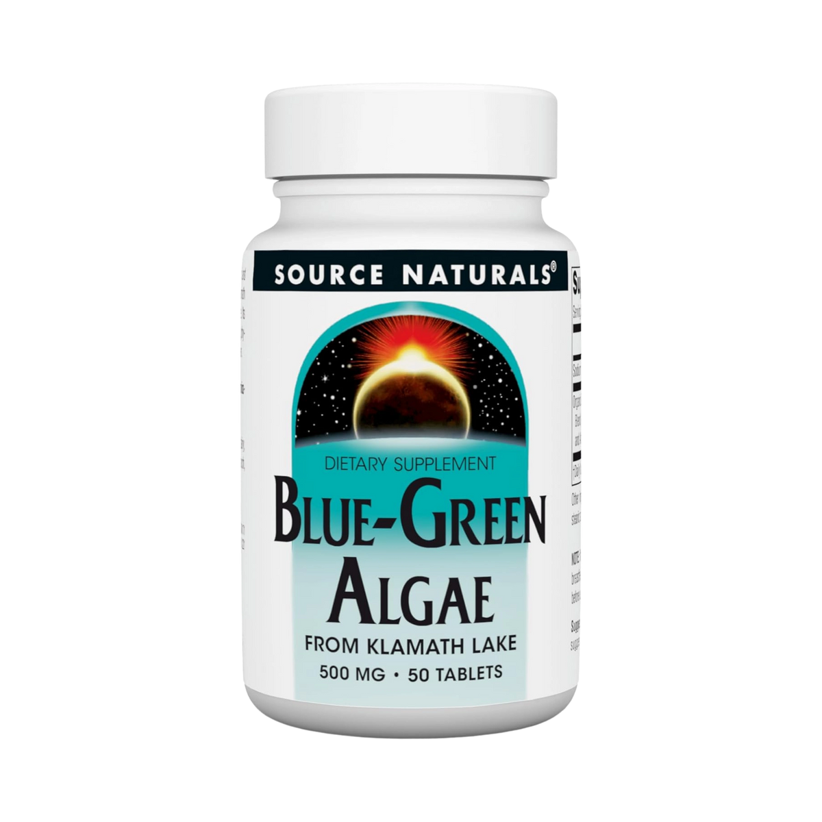 Source Naturals, Blue-Green Algae, 500 Mg, 50 Tablets