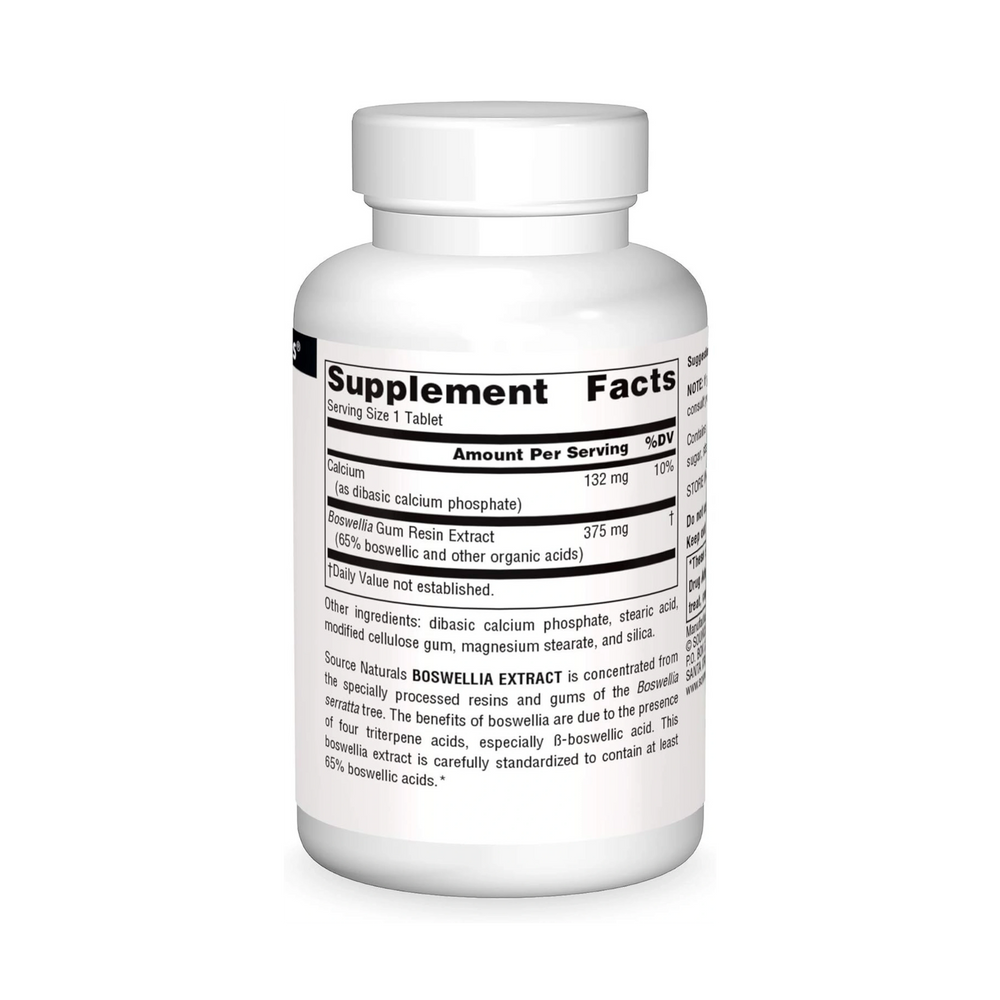 Source Naturals, Boswellia Extract, 50 Tablets