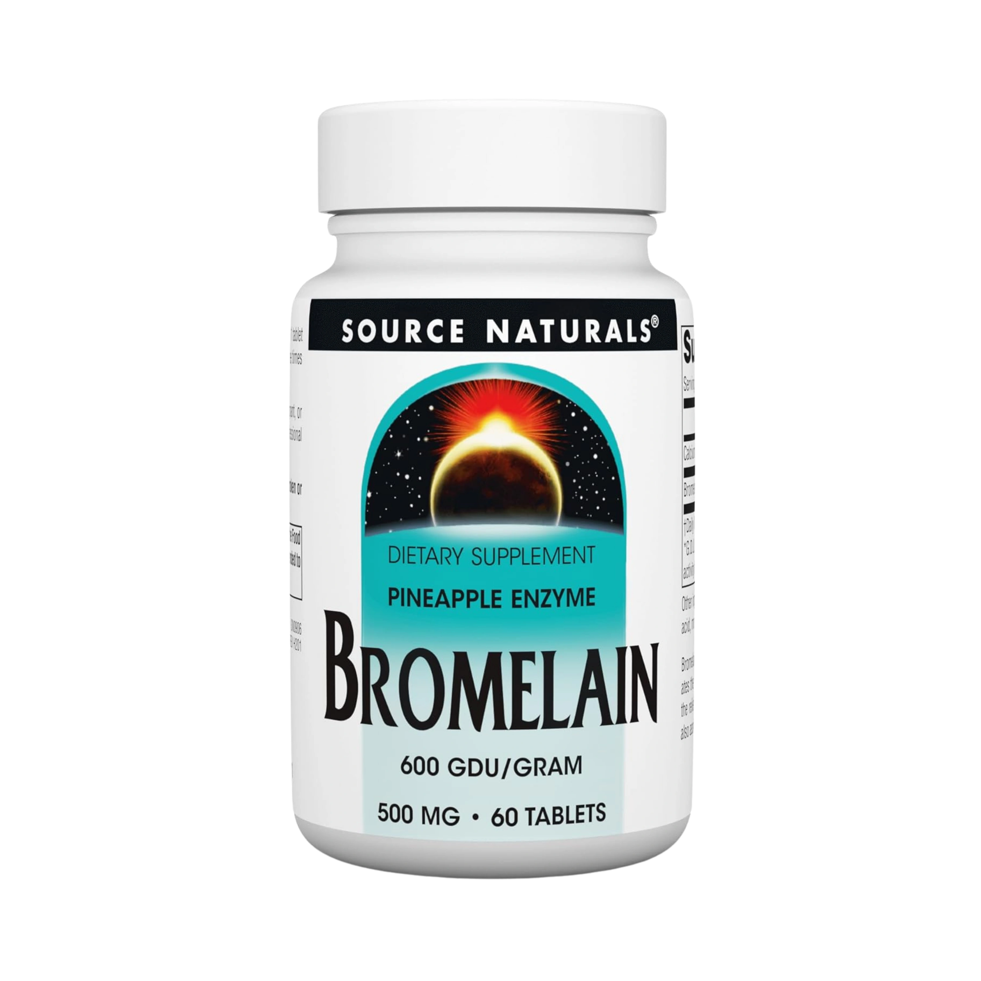 Source Naturals, Bromelain, 500 Mg, 60 Tablets
