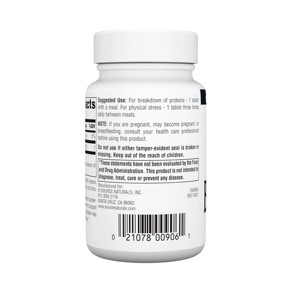Source Naturals, Bromelain, 500 Mg, 60 Tablets