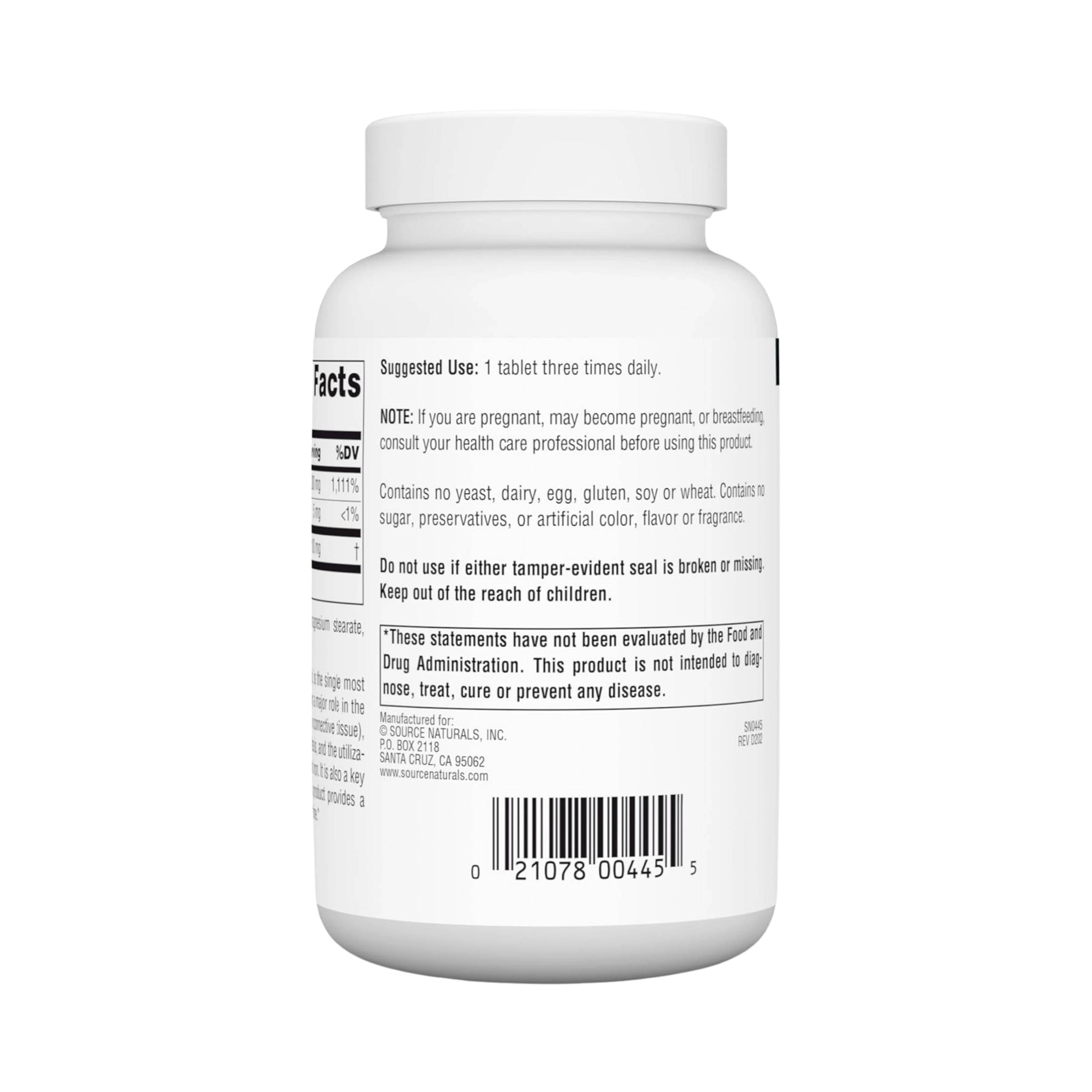 Source Naturals, C-1000, 1000 Mg, 100 Time Release Tablets
