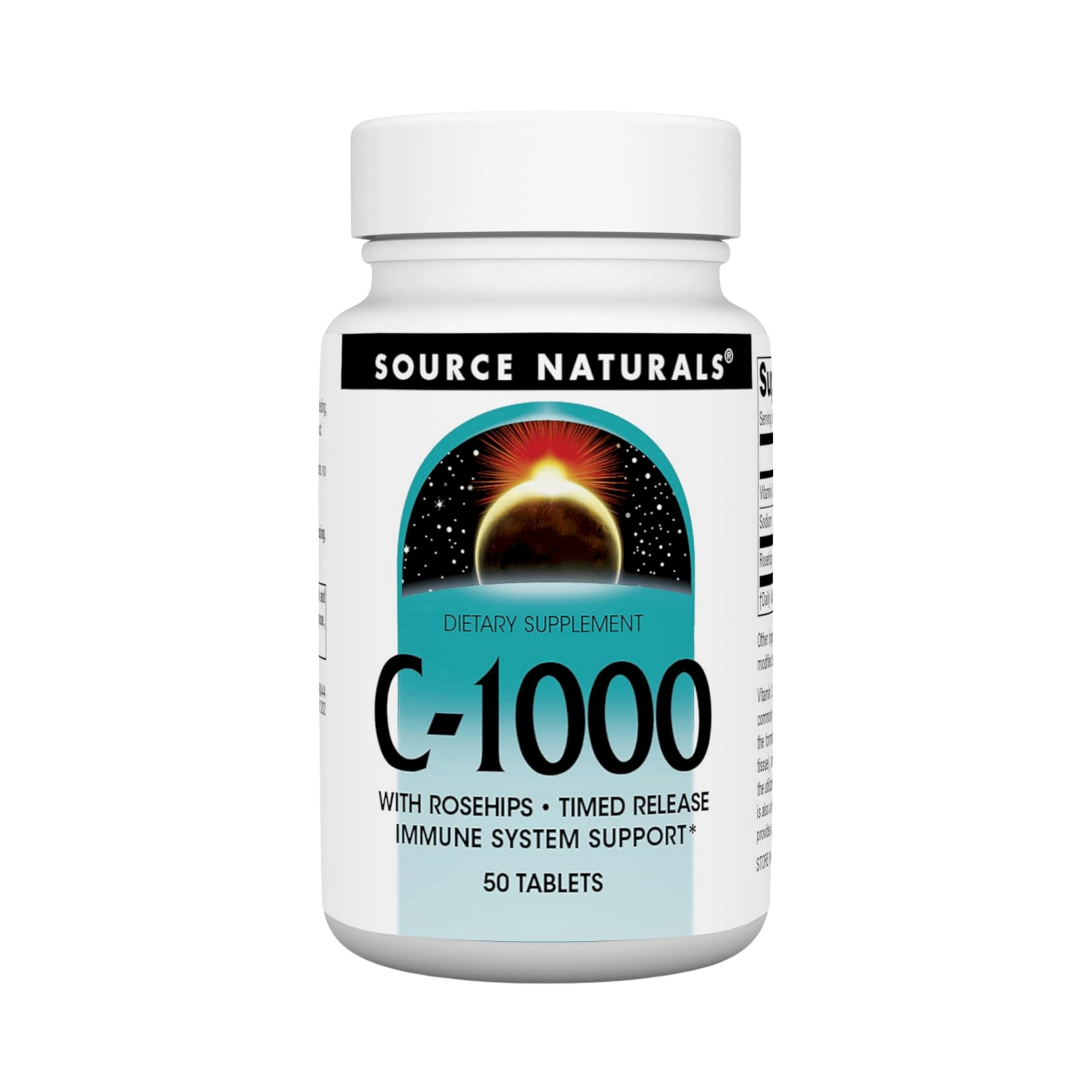 Source Naturals, C-1000, 1000 Mg, 50 Time Release Tablets
