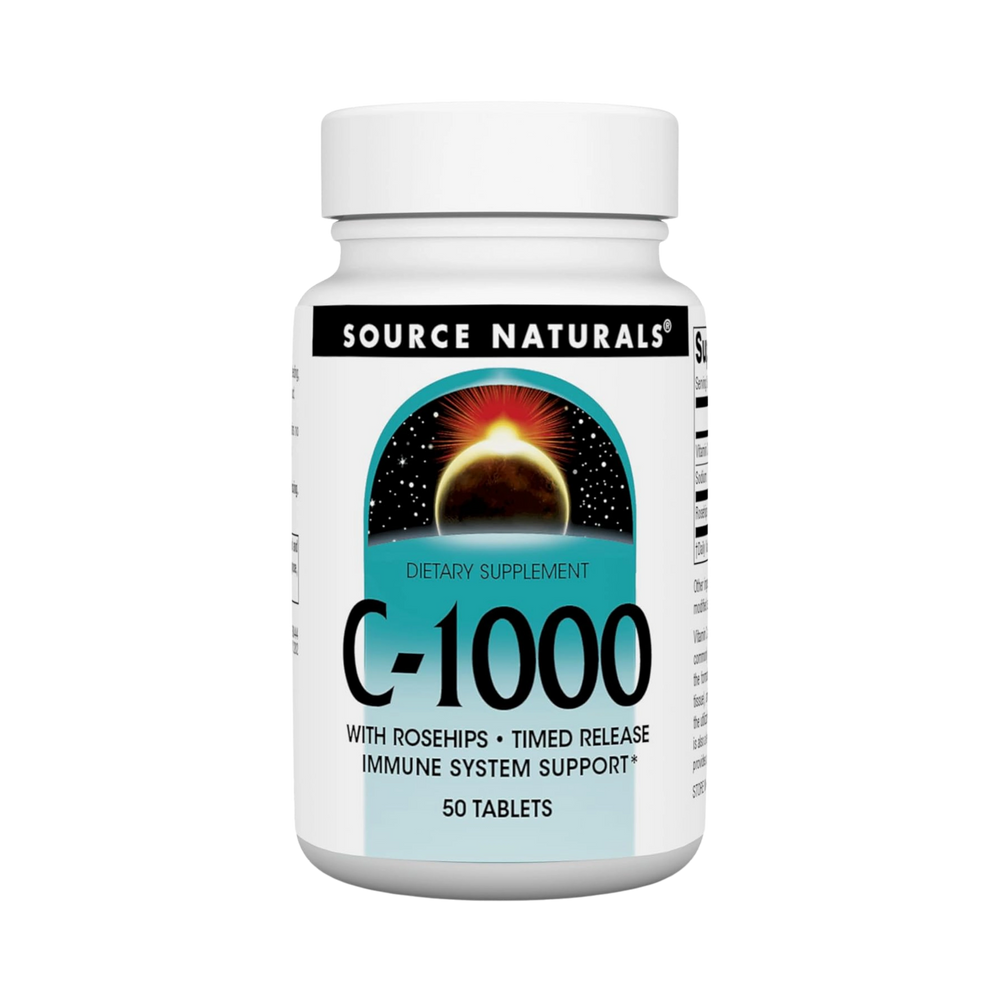 Source Naturals, C-1000, 1000 Mg, 50 Time Release Tablets