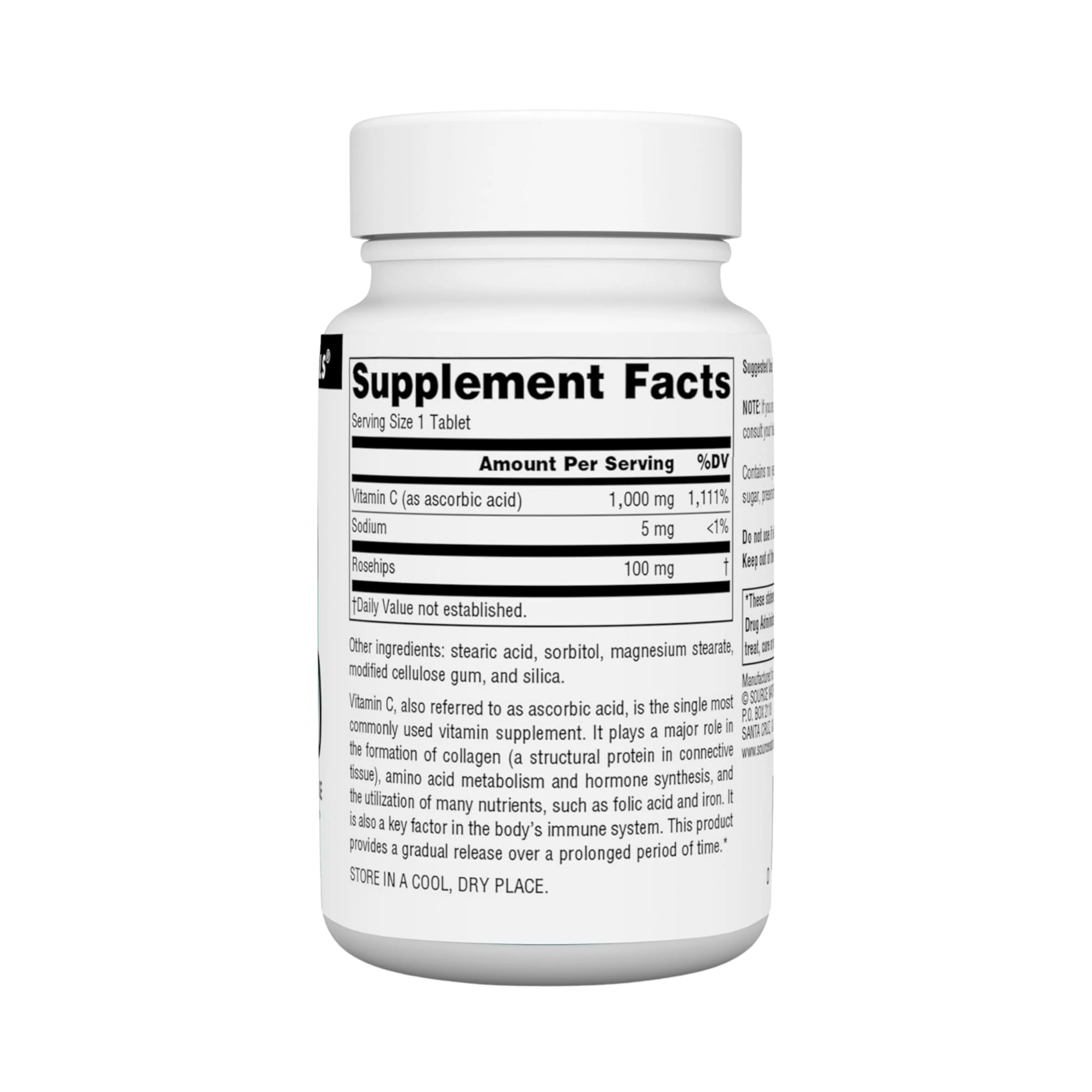 Source Naturals, C-1000, 1000 Mg, 50 Time Release Tablets