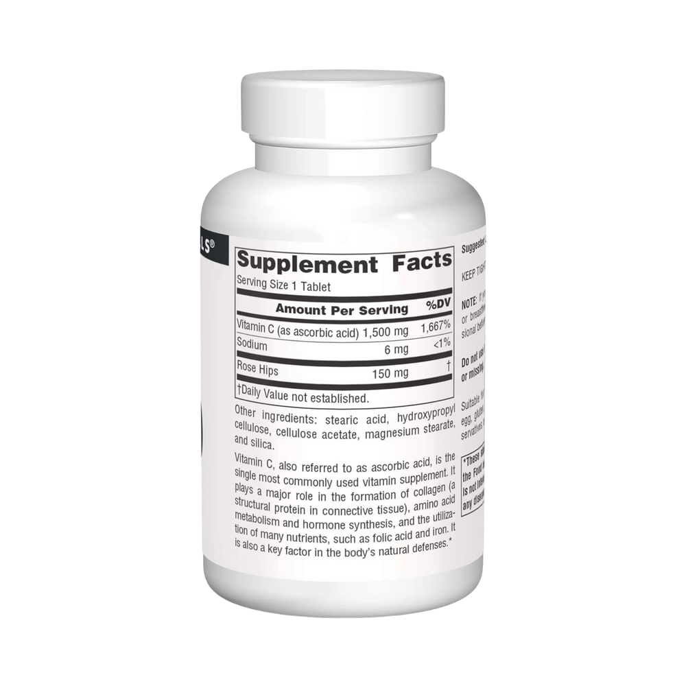 Source Naturals, C-1500, 1500 Mg, 50 Tablets