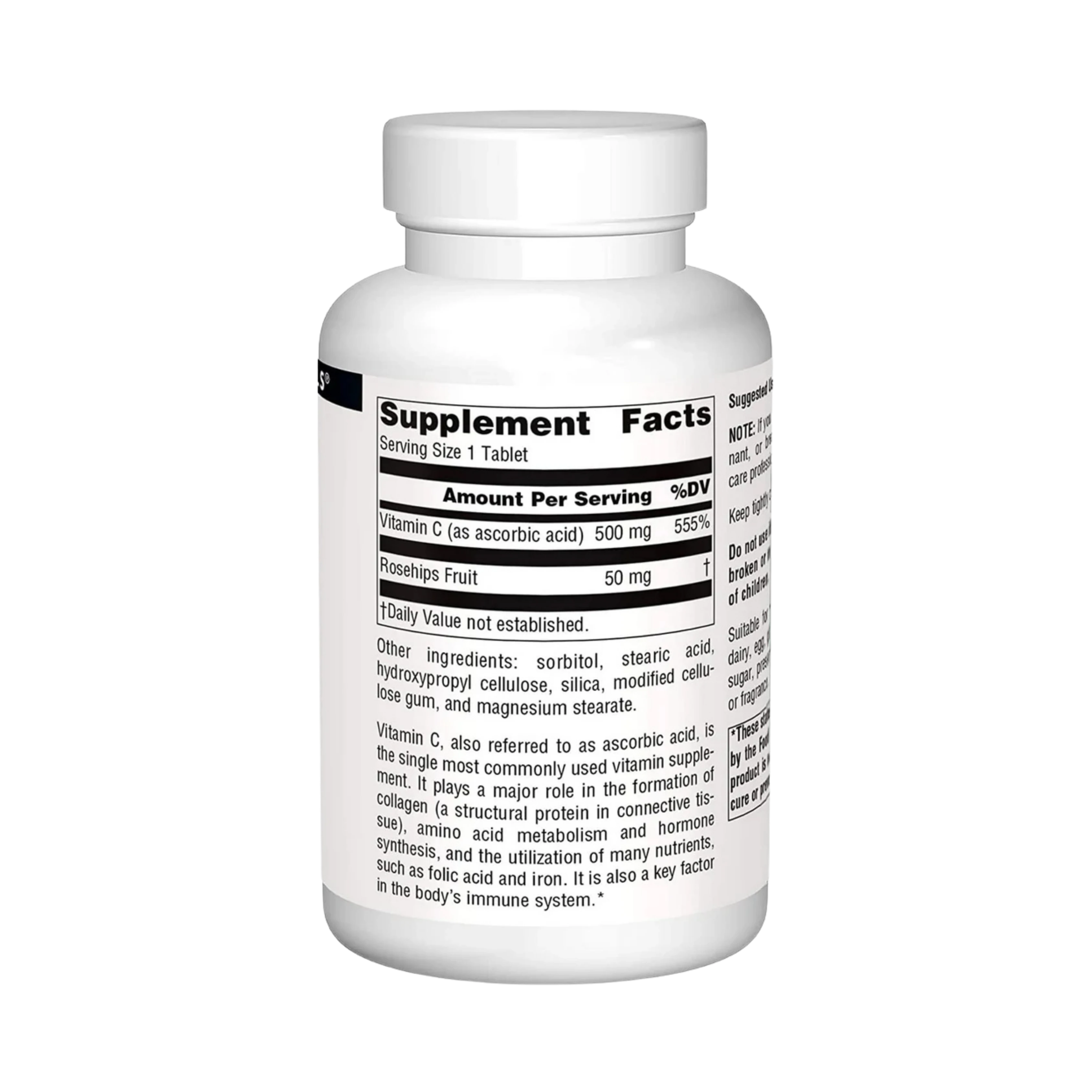 Source Naturals, C-500, 500 Mg, 50 Tablets