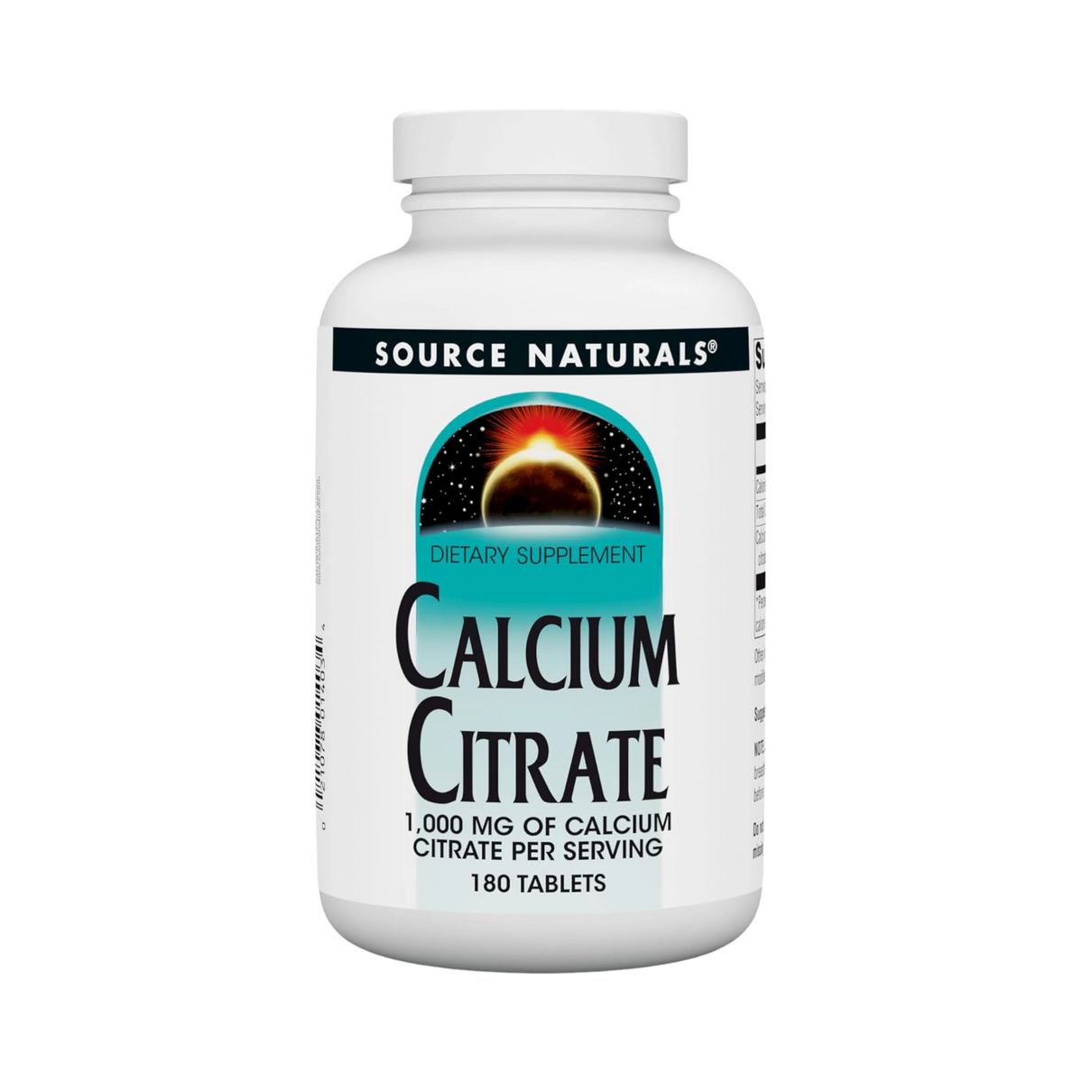 Source Naturals, Calcium Citrate, Table Herbs, 1,000 Mg, 180 Tablets