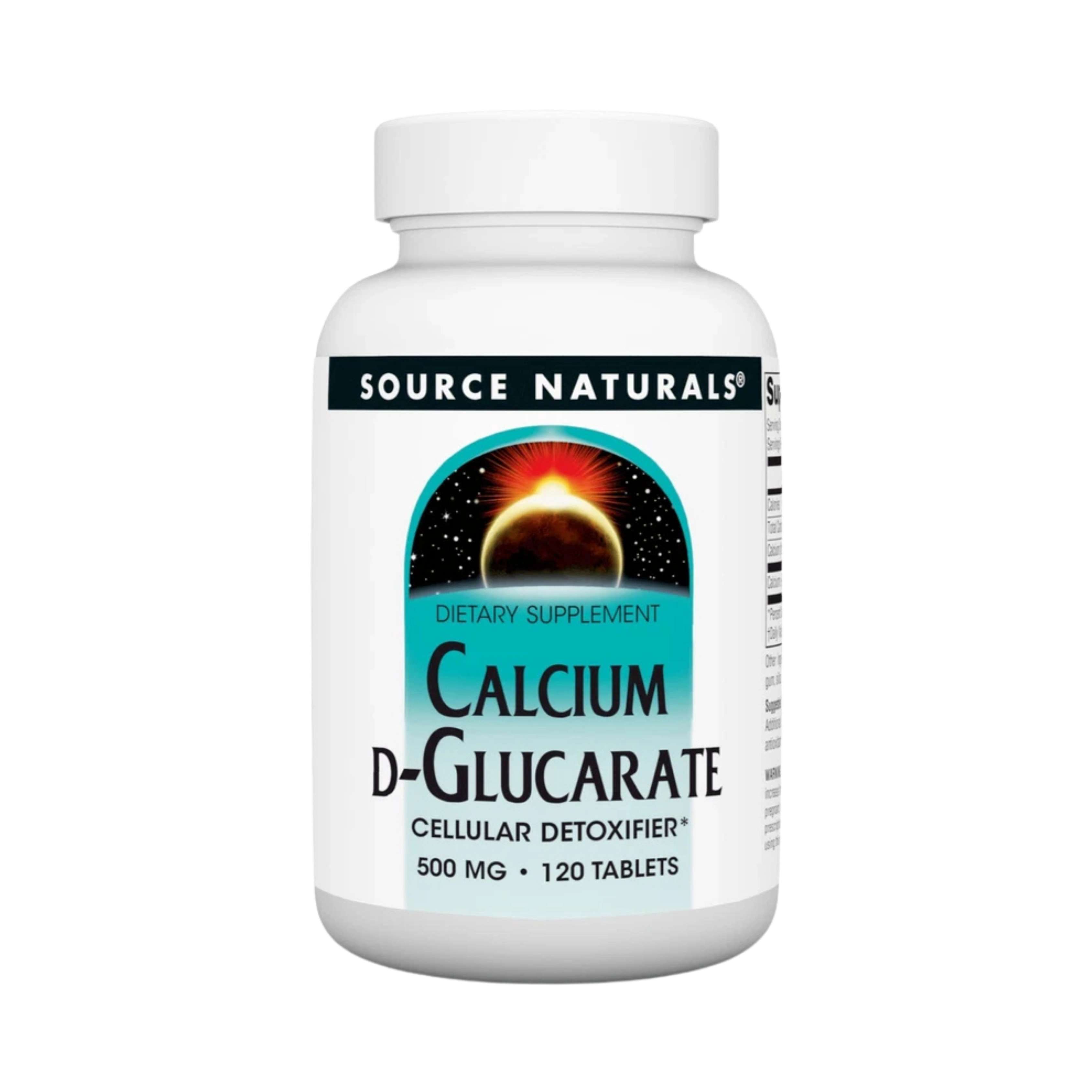 Source Naturals, Calcium D-Glucarate, 120 Tablets
