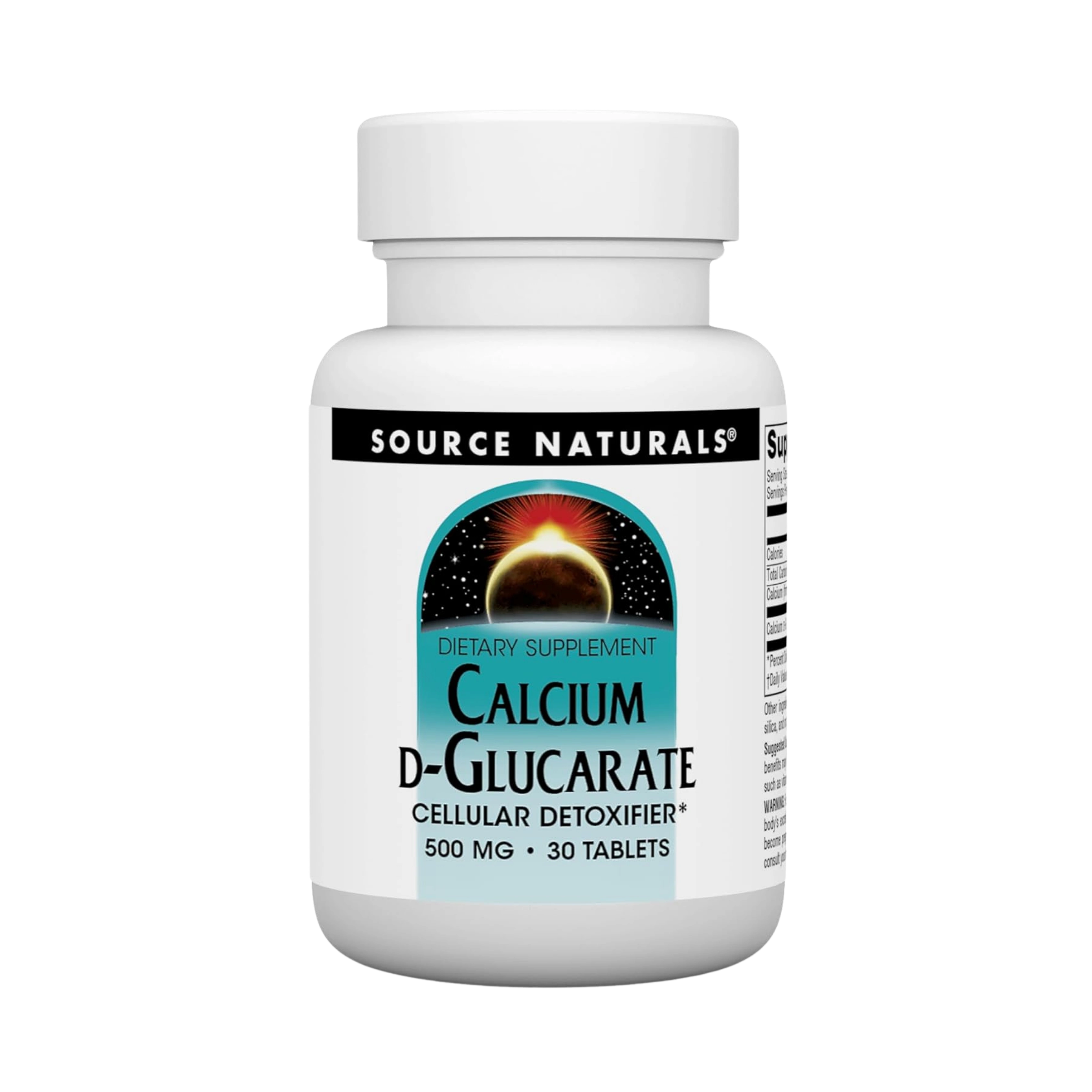 Source Naturals, Calcium D-Glucarate, 30 Tablets