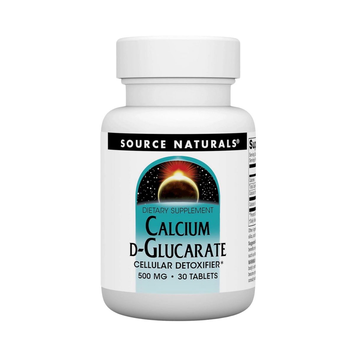 Source Naturals, Calcium D-Glucarate, 30 Tablets